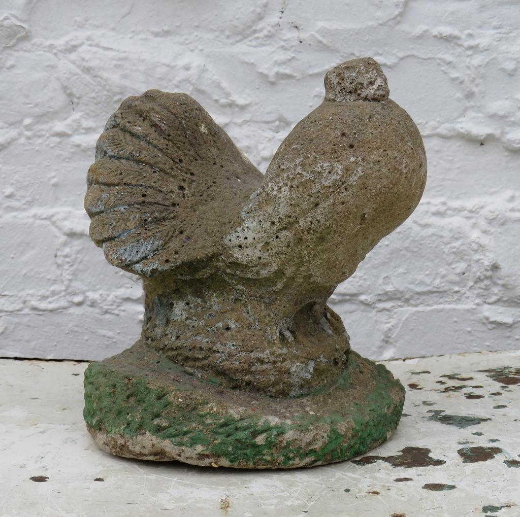 English Stone Weathered Garden Dove Ornament (1 of 6)