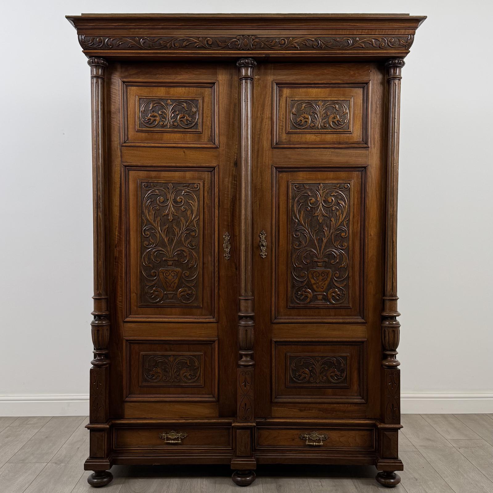 Antique 19th Century French Wardrobe In Walnut (1 of 11) Antique 19th Century French Wardrobe In Walnut (1 of 11)