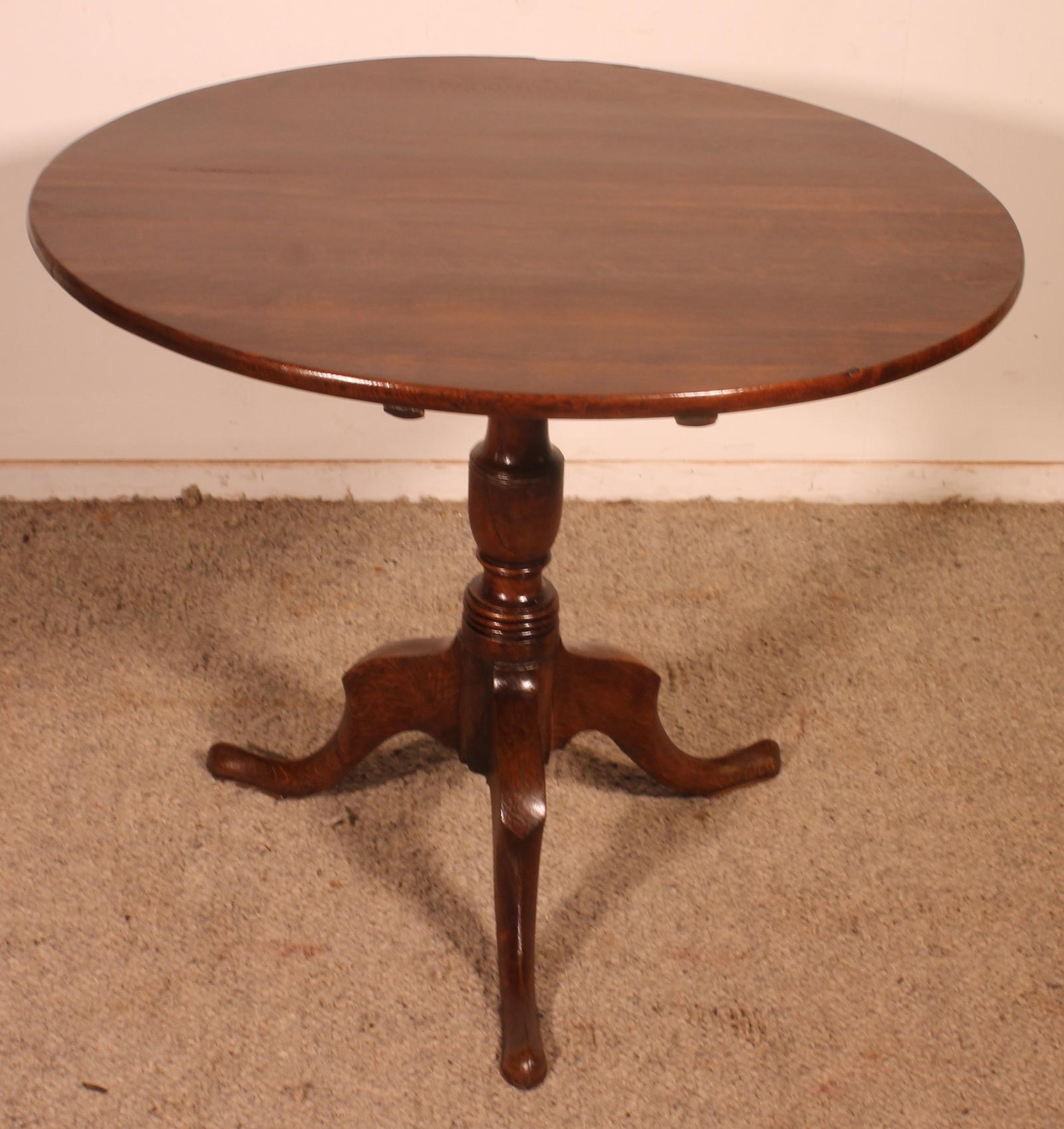 Oak Tripod Table - 18th Century (1 of 9) Oak Tripod Table - 18th Century (1 of 9)