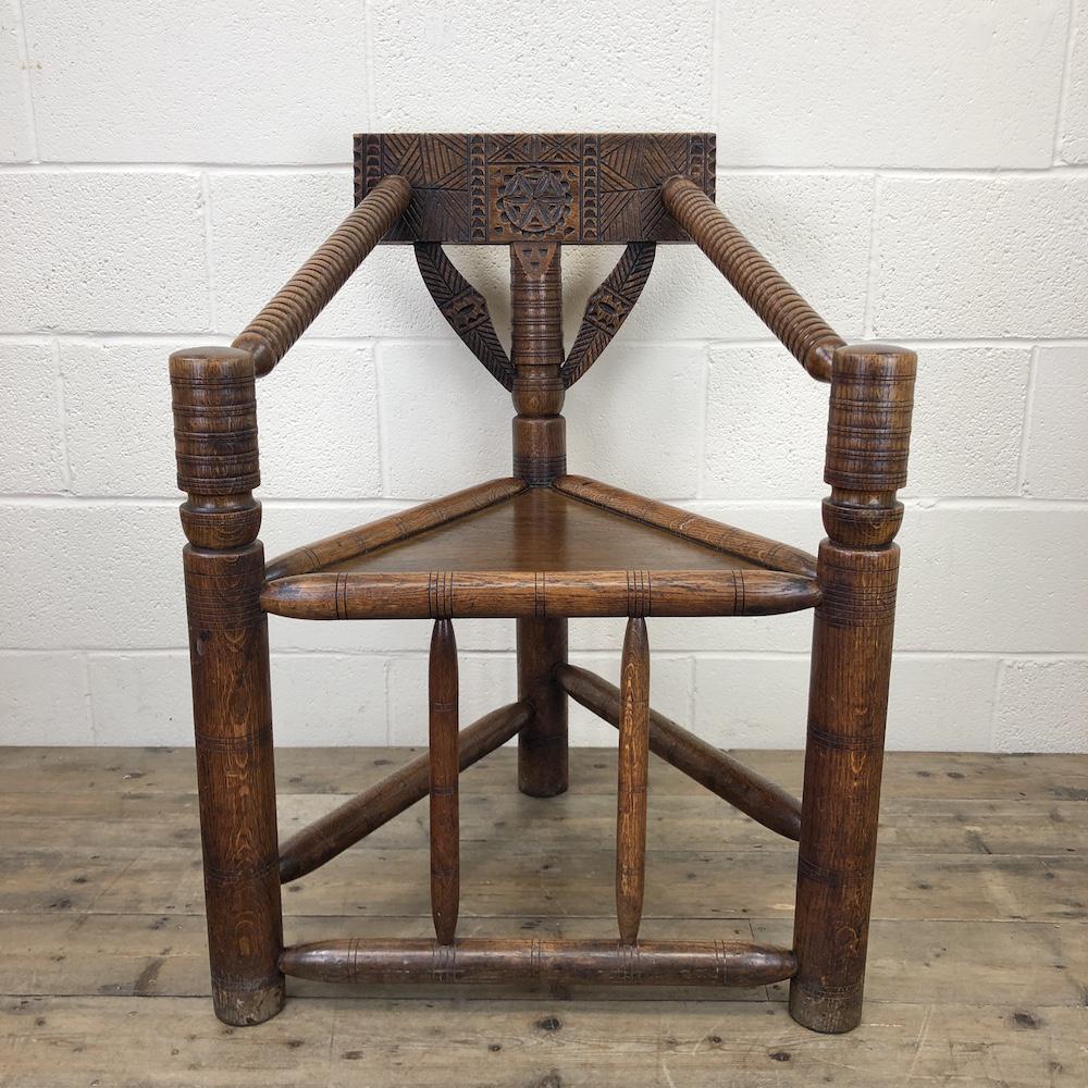 Antique Victorian Oak Corner Chair (1 of 10) Antique Victorian Oak Corner Chair (1 of 10)