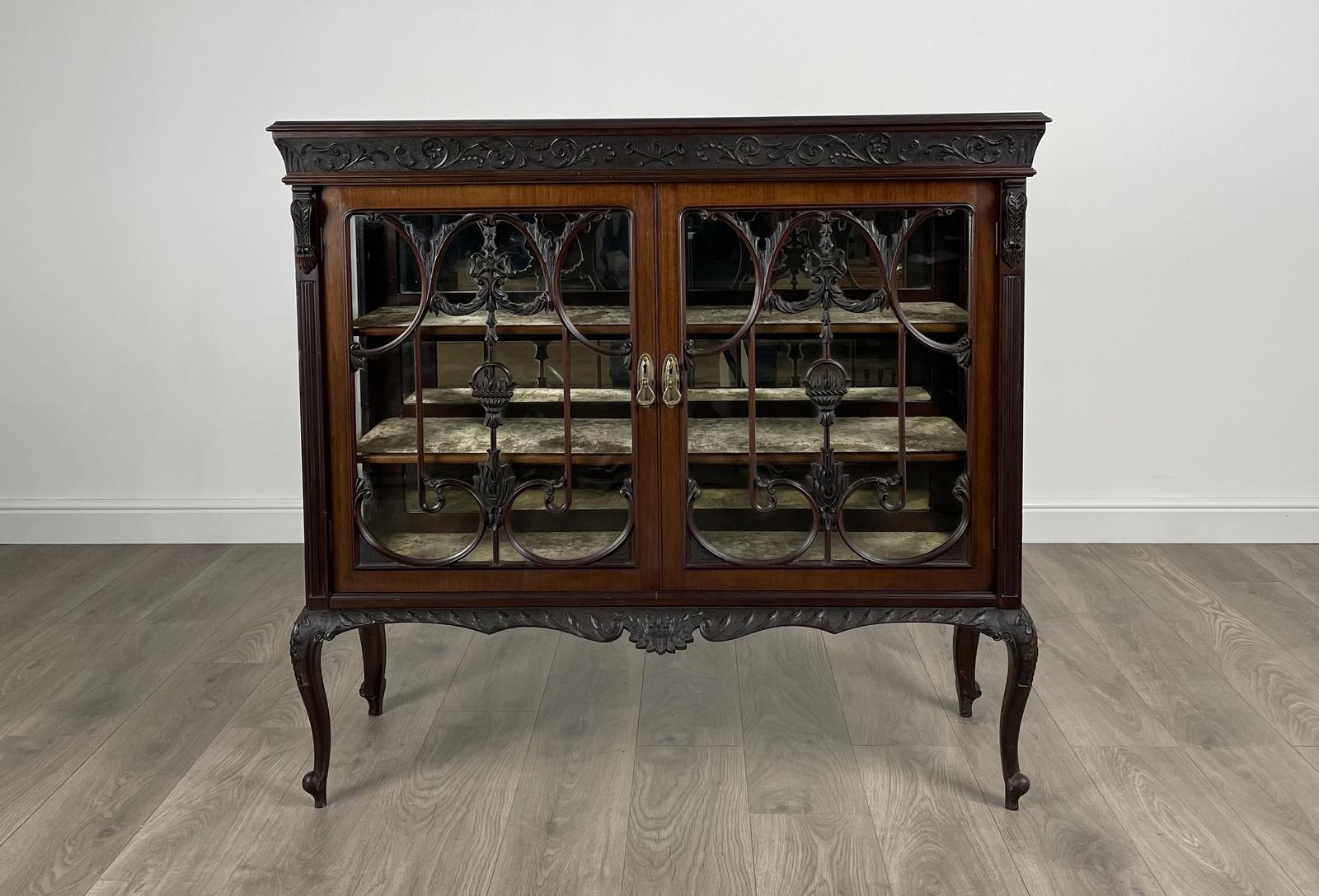 Antique 19th Century Mahogany Display Cabinet (1 of 12) Antique 19th Century Mahogany Display Cabinet (1 of 12)