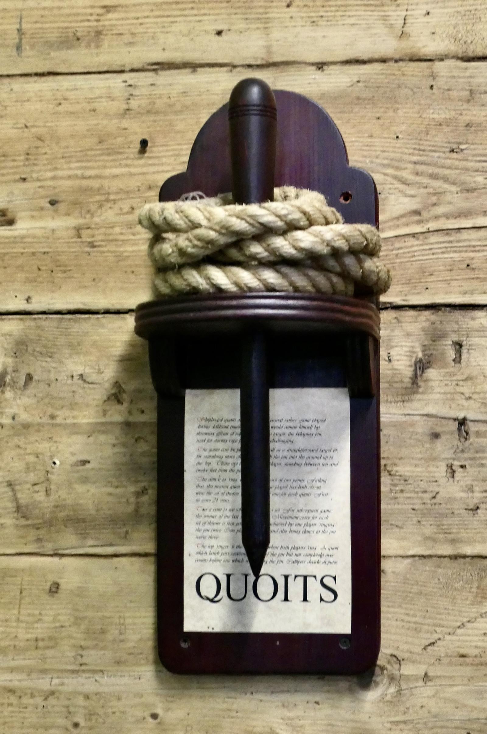 Superb Hand Made Quoits Set (Rings) (1 of 6)
