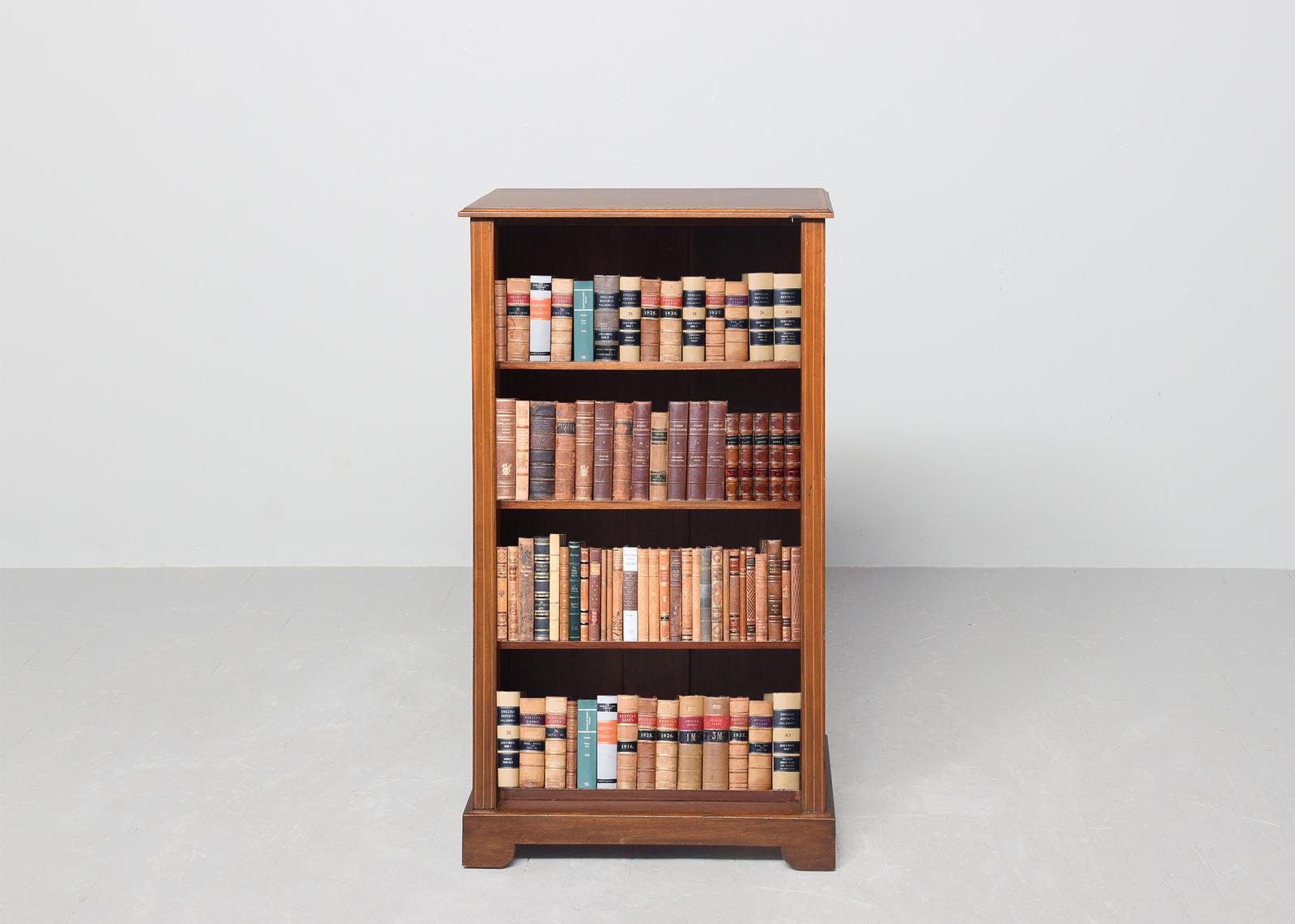 Edwardian Sheraton-style Neat-sized, Inlaid Mahogany Open Bookcase with Three Shelves (1 of 7) Edwardian Sheraton-style Neat-sized, Inlaid Mahogany Open Bookcase with Three Shelves (1 of 7)