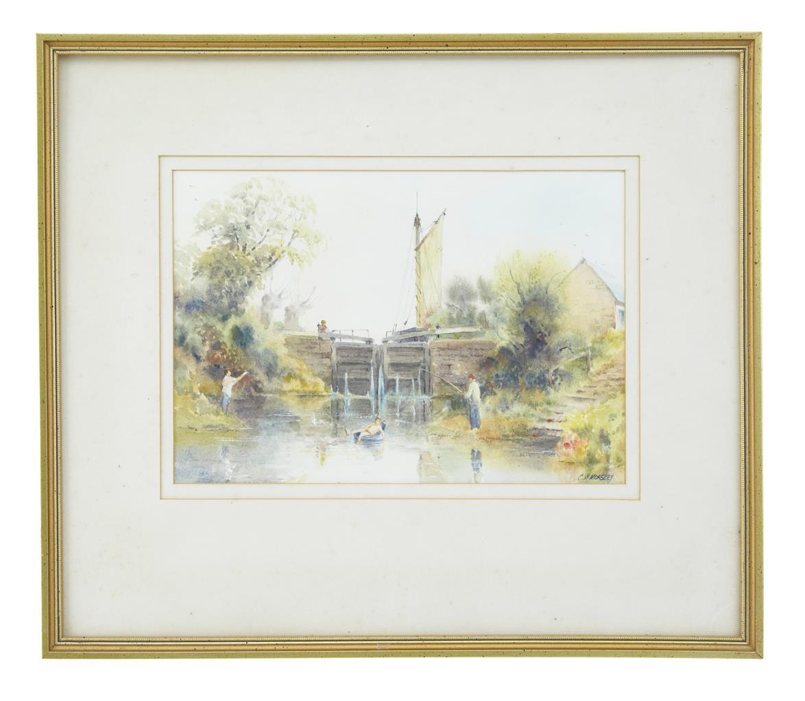 20th Century Landscape Water Colour by C W Morsley (1 of 2)