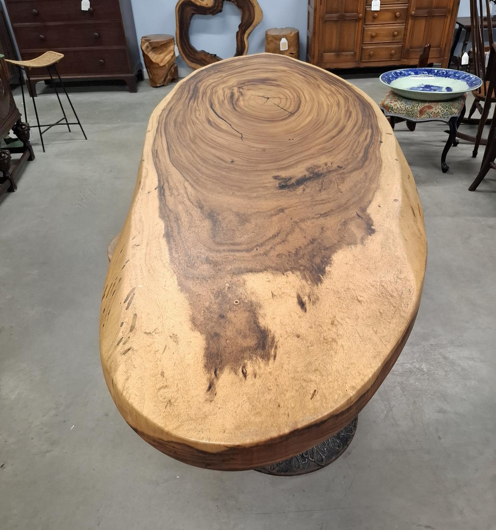 Stunning Reclaimed Solid Chamcha Wood Dining Table (1 of 5)