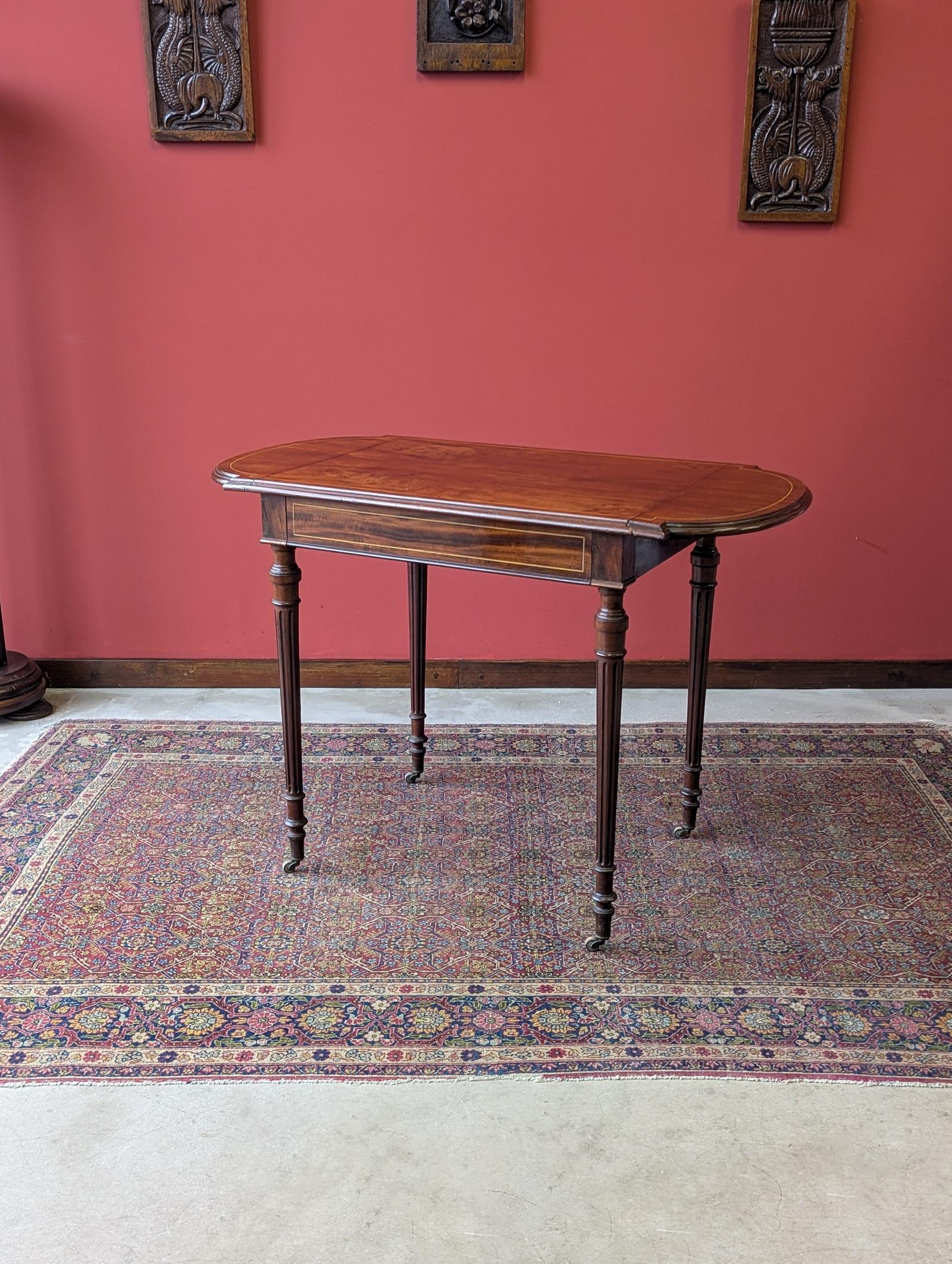 Antique Edwardian Mahogany Extending Occasional Table (1 of 10) Antique Edwardian Mahogany Extending Occasional Table (1 of 10)