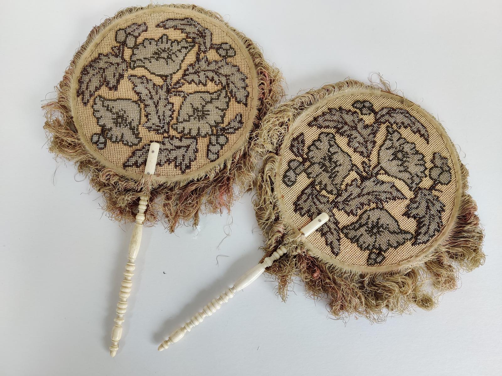 Vintage Beaded Face Screens (1 of 8)