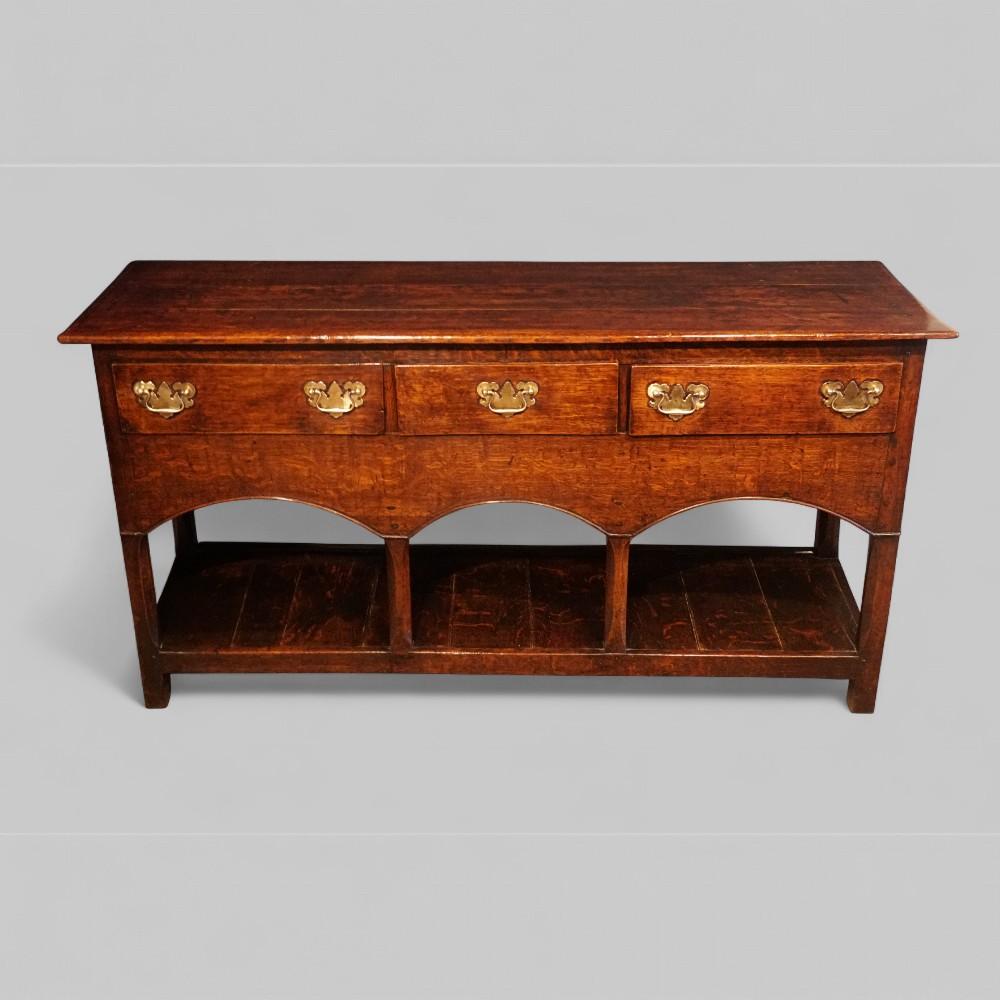 Antique Oak Dresser Base with Pot Board (1 of 7)