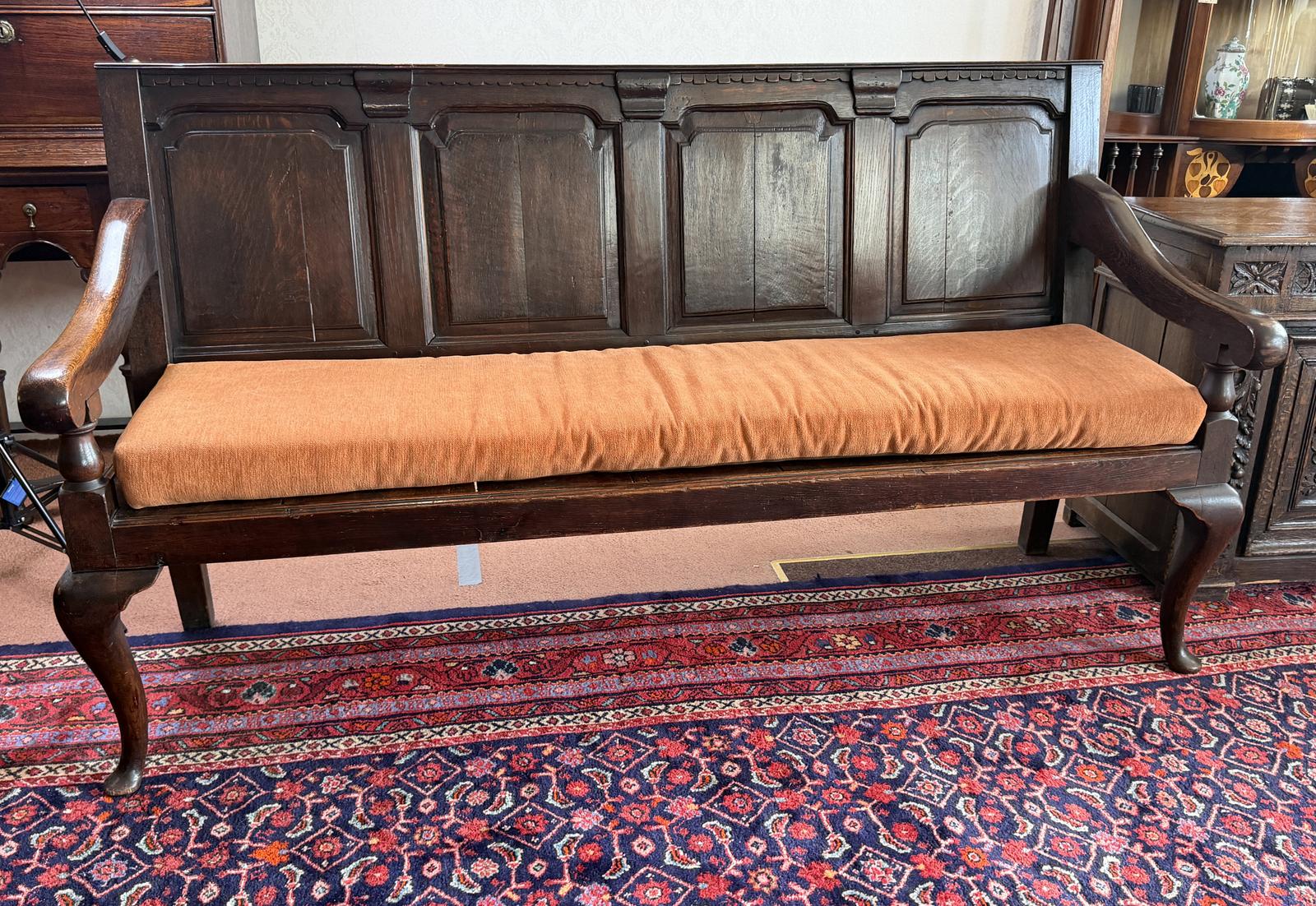 Magnificent 18th Century Oak Pub Settle (1 of 4) Magnificent 18th Century Oak Pub Settle (1 of 4)