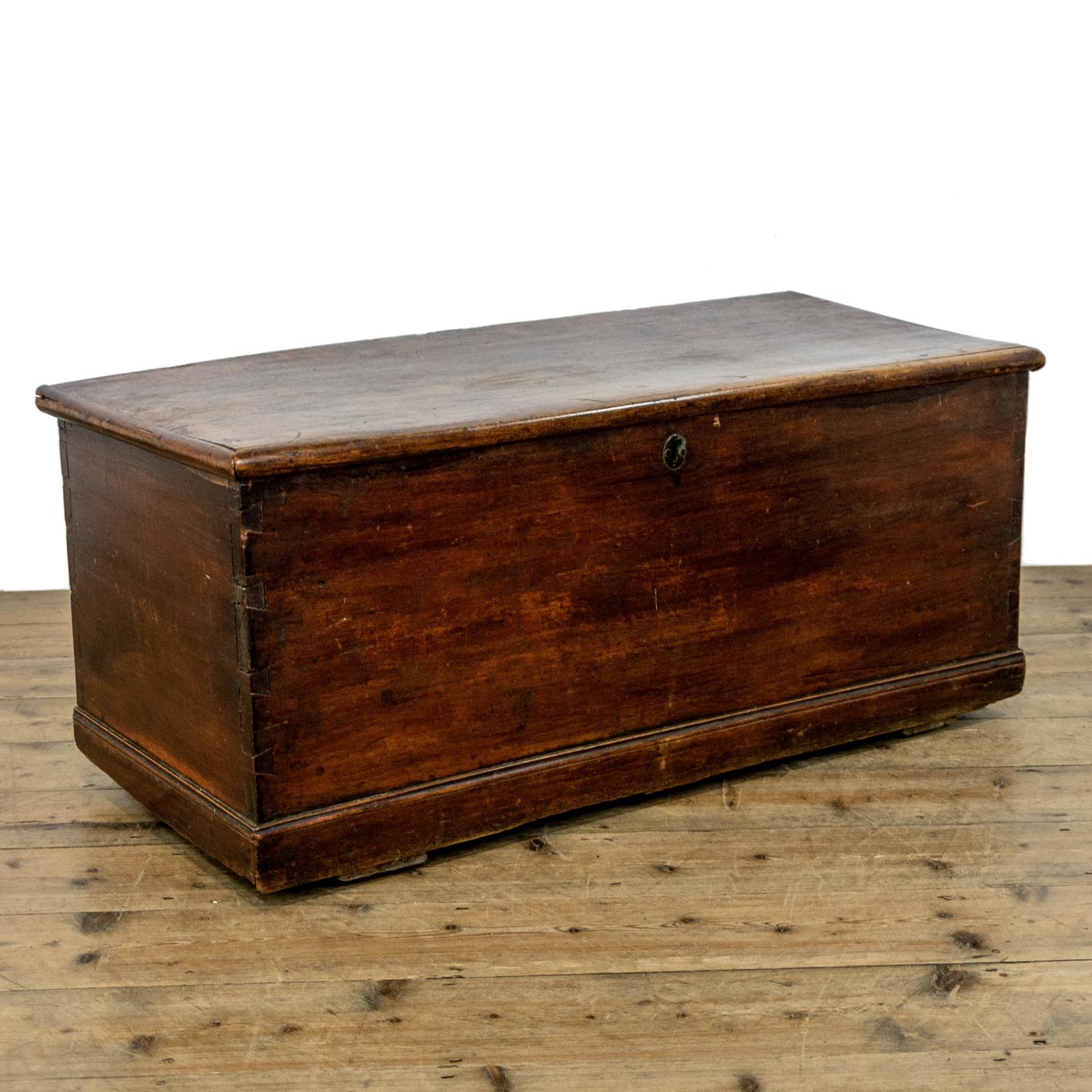 Small 19th Century Antique Elm Chest (1 of 9) Small 19th Century Antique Elm Chest (1 of 9)