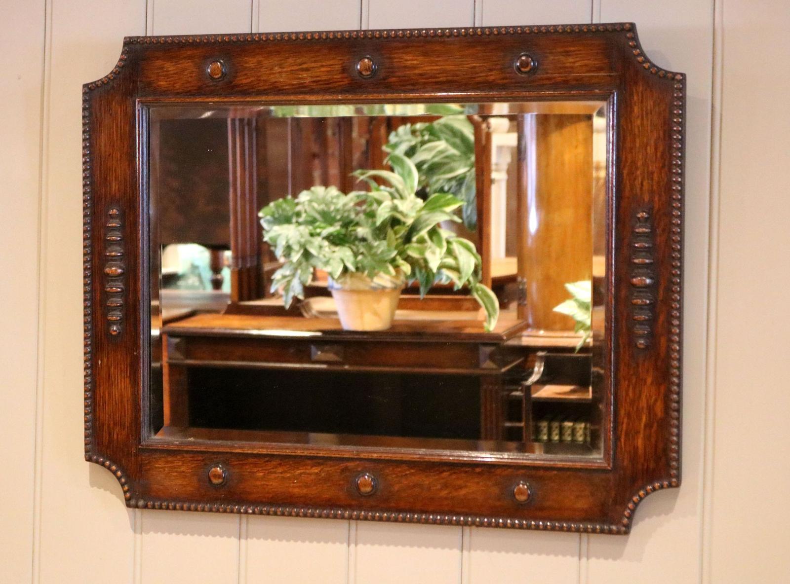 Oak Framed Wall Mirror (1 of 9) Oak Framed Wall Mirror (1 of 9)