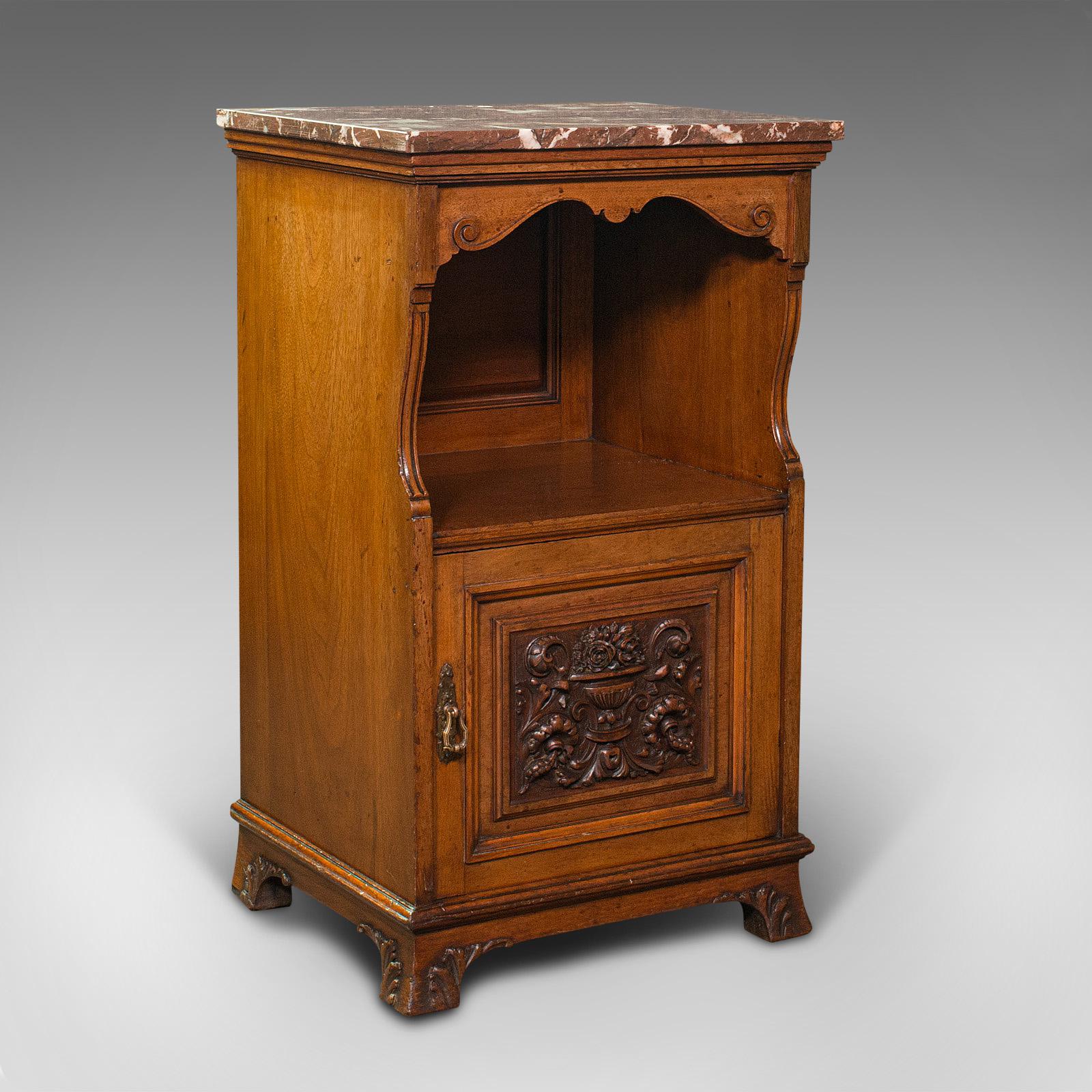 Antique Nightstand, English, Walnut, Bedside Cabinet, Gillow & Co, Victorian (1 of 12) Antique Nightstand, English, Walnut, Bedside Cabinet, Gillow & Co, Victorian (1 of 12)