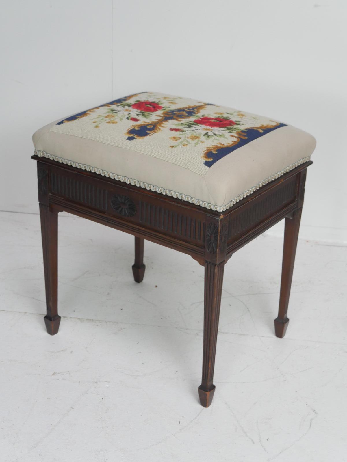 Piano Stool Jas Shoolbred % Co London (1 of 13)