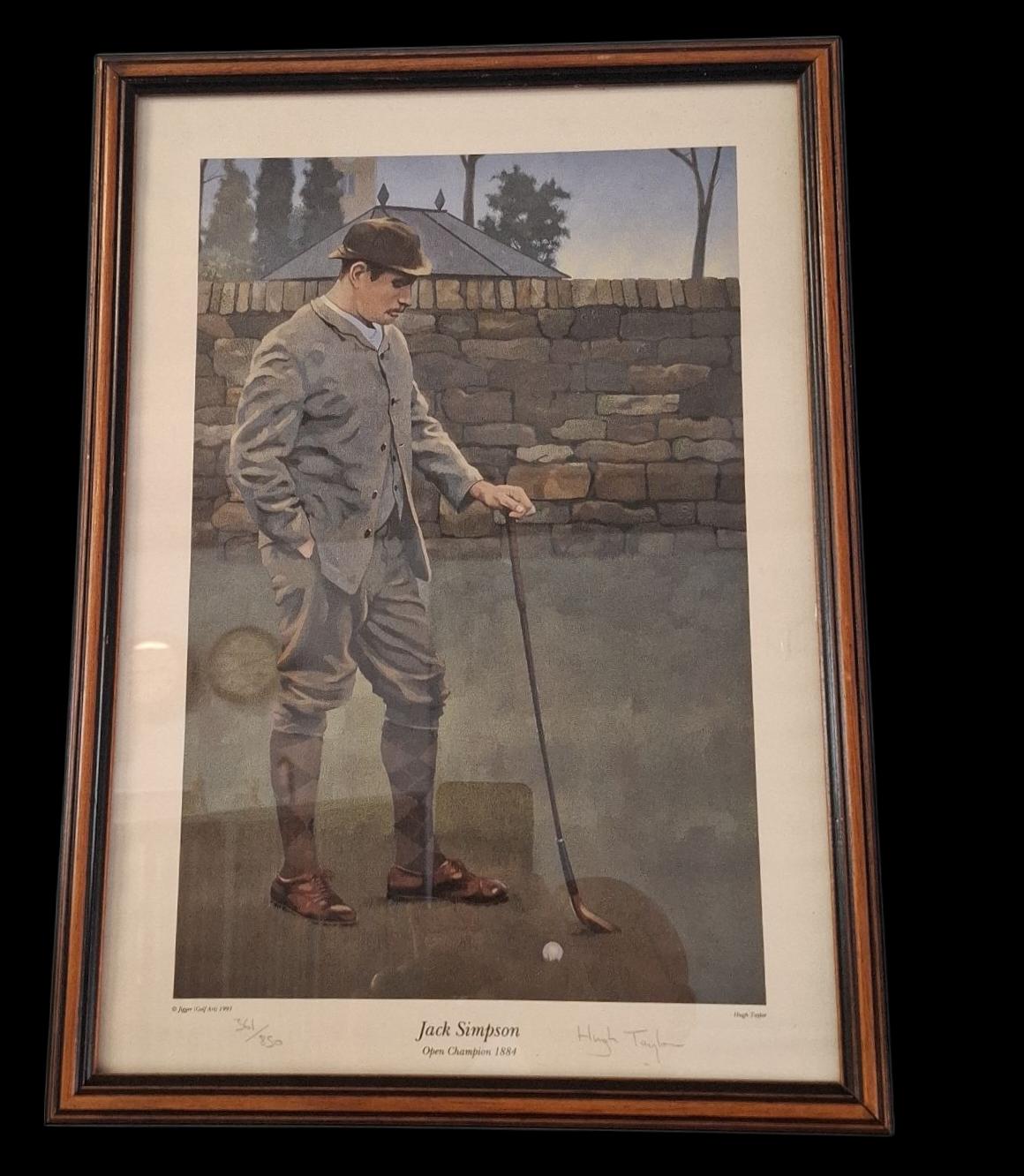 Limited Edition Hugh Taylor Print of Jack Simpson (1 of 1) Limited Edition Hugh Taylor Print of Jack Simpson (1 of 1)