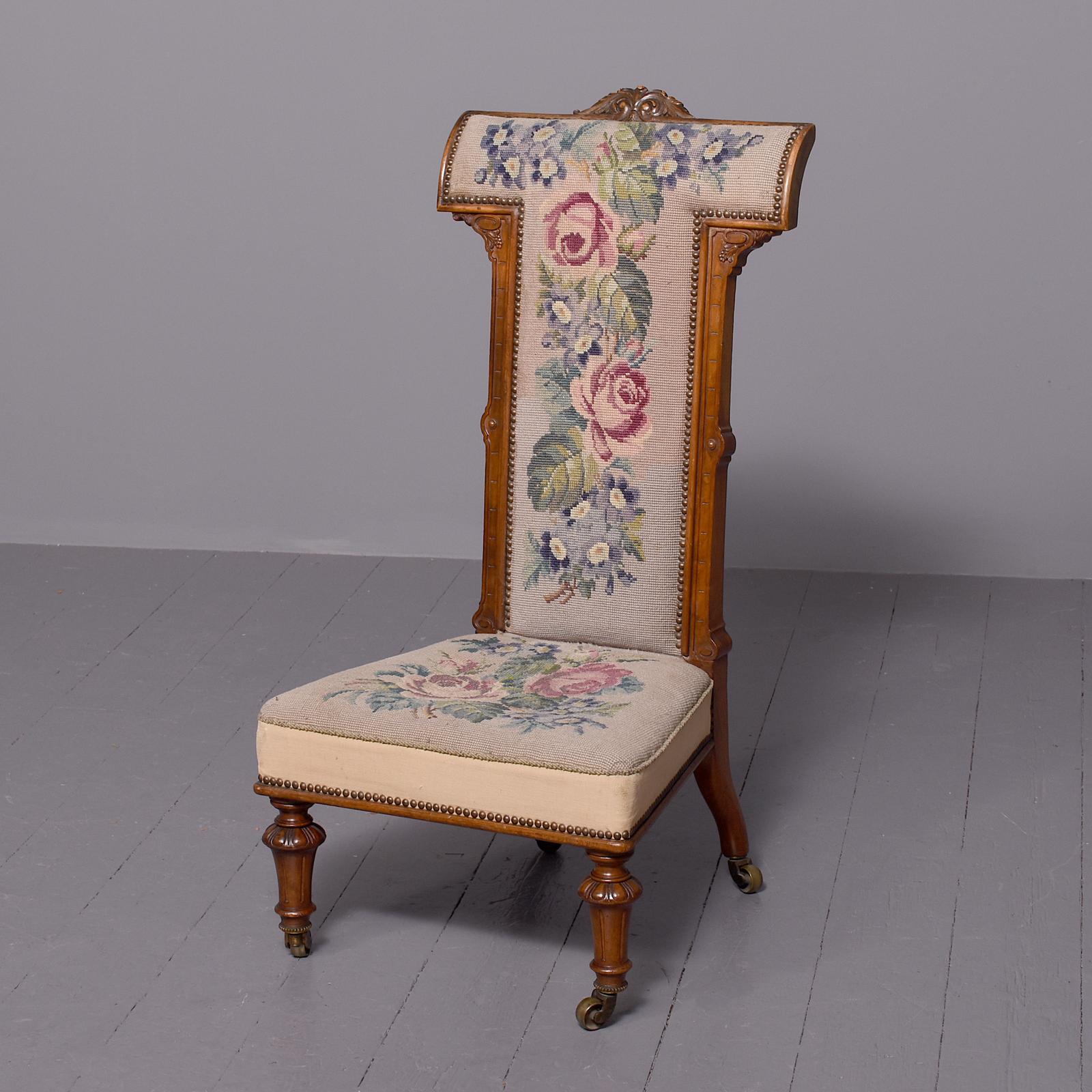 Prie-dieu Chair by R Whytock of Edinburgh (1 of 8)