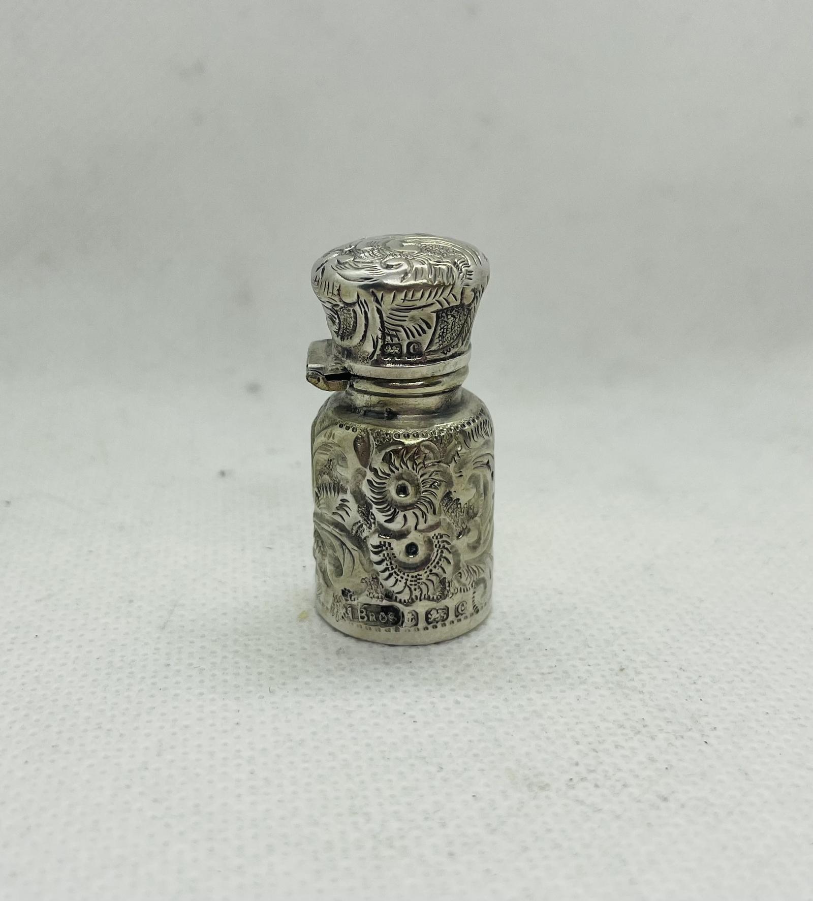 Birmingham Assay Office Silver Scent Bottles - main image