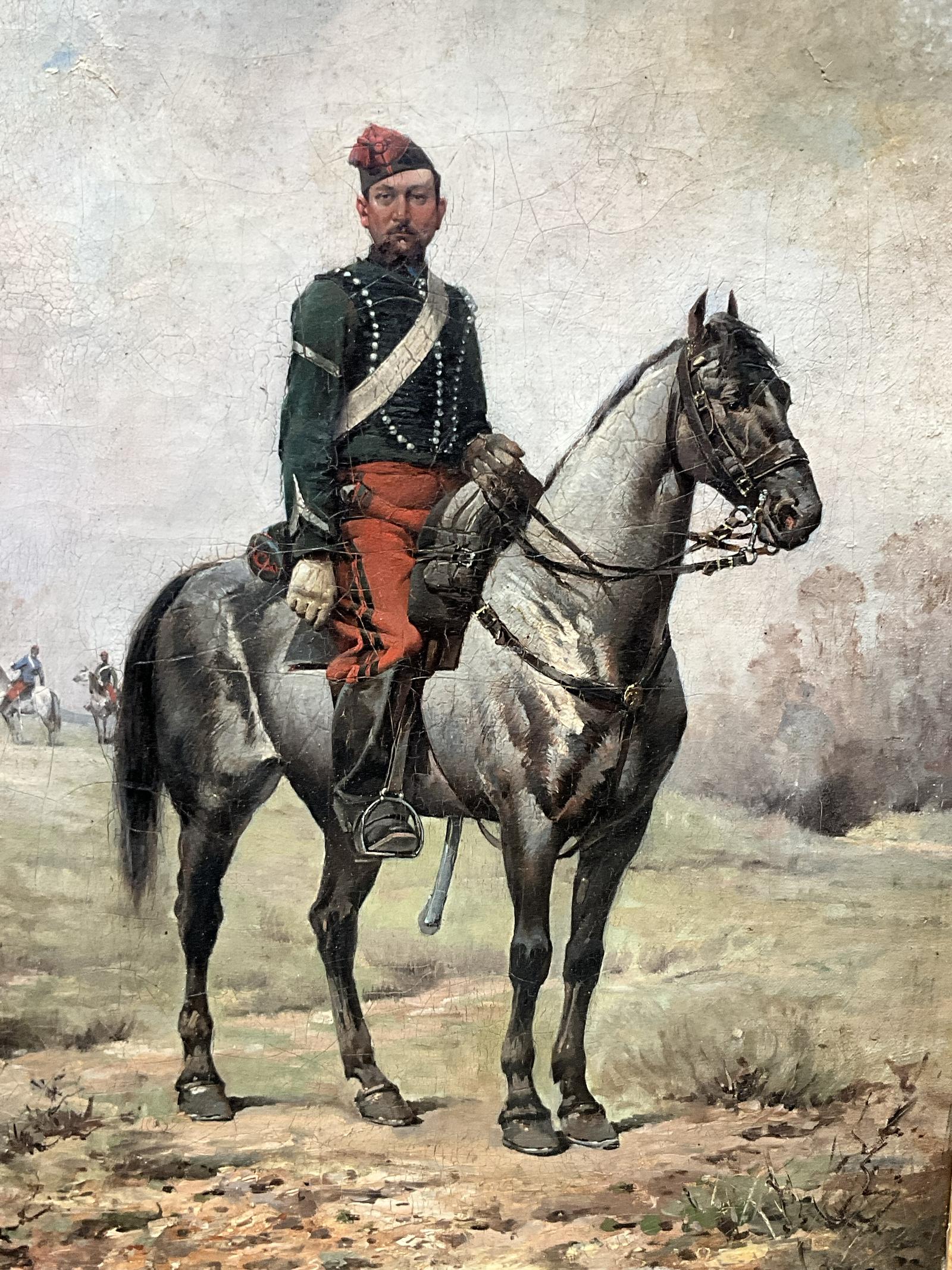 Oil on Canvas Albert Ferdinand Le Dru (French, 1848-1923) (1 of 10)