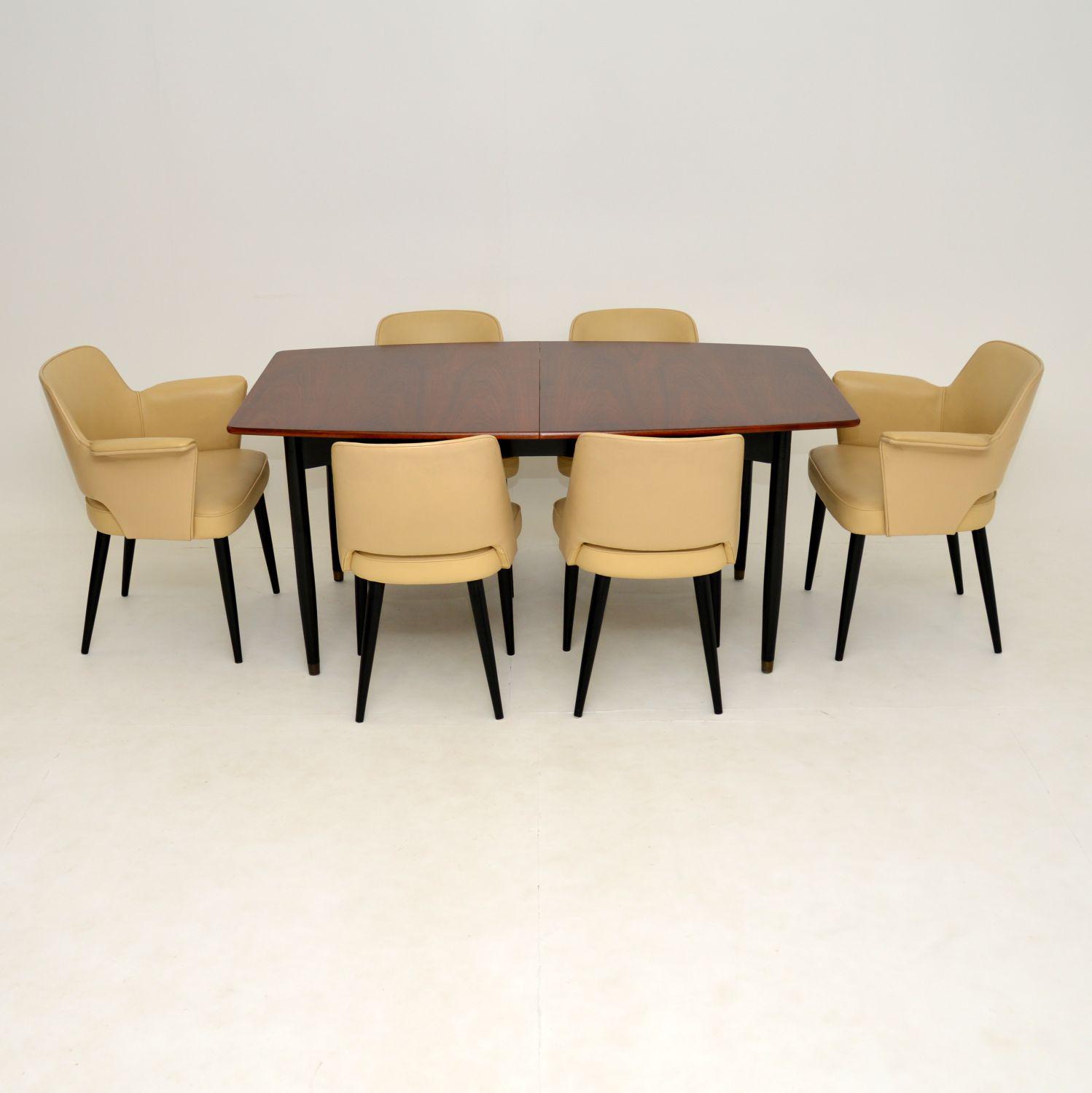 Robin Day for Hille Stamford Dining Suite in Leather & Rosewood (1 of 13) Robin Day for Hille Stamford Dining Suite in Leather & Rosewood (1 of 13)