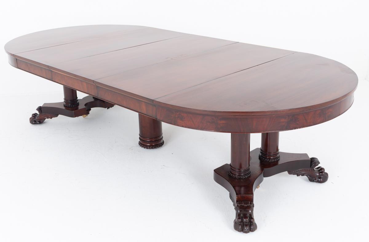 Impressive Mahogany Split Base Dining Table (1 of 11) Impressive Mahogany Split Base Dining Table (1 of 11)