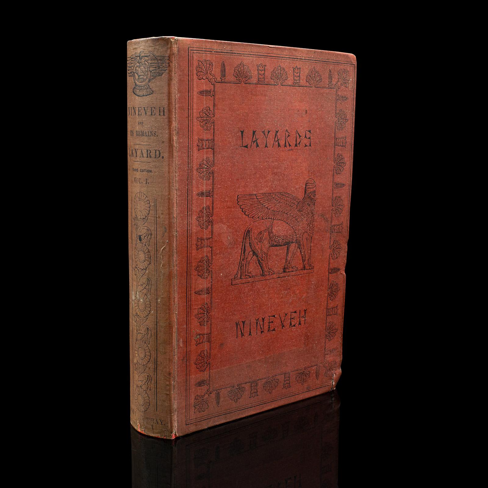 Antique 2nd Edition Book, Nineveh & Its Remains Vol.1, English, Victorian, 1849 (1 of 12) Antique 2nd Edition Book, Nineveh & Its Remains Vol.1, English, Victorian, 1849 (1 of 12)