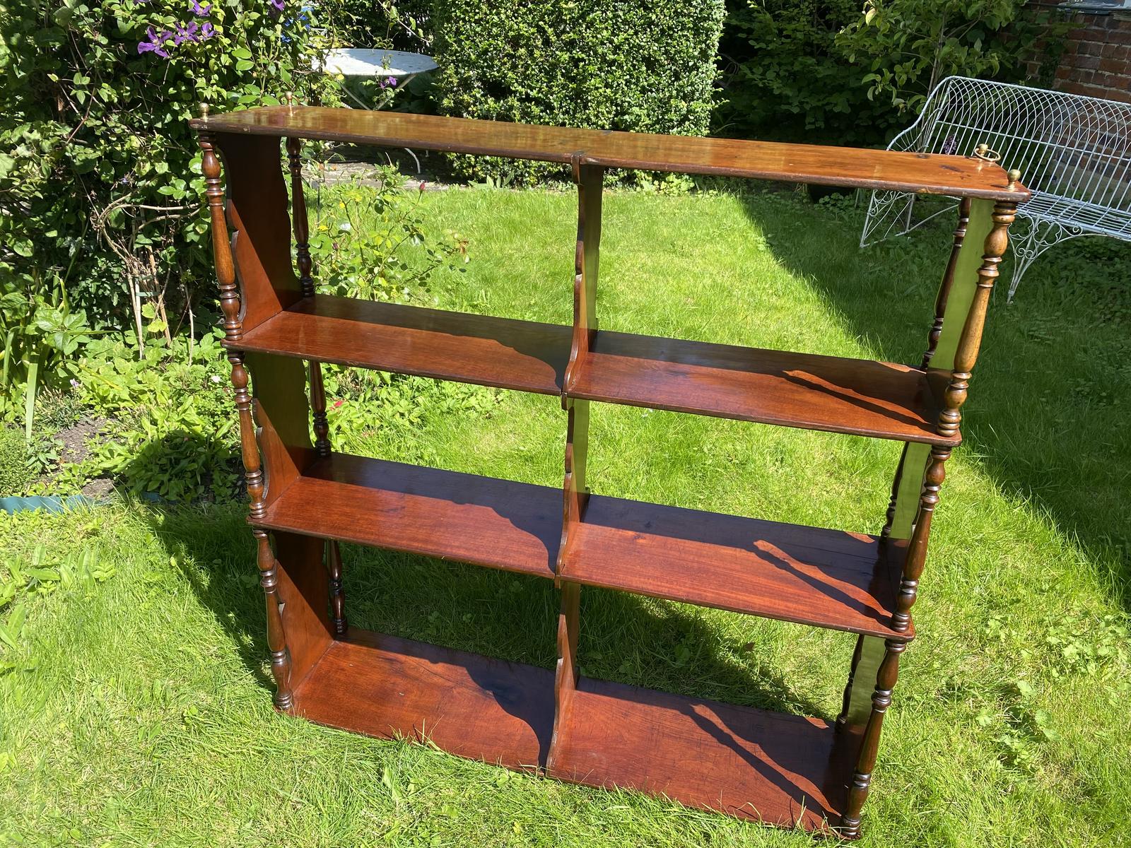 Large Cherry Wood Hanging Shelf (1 of 6)