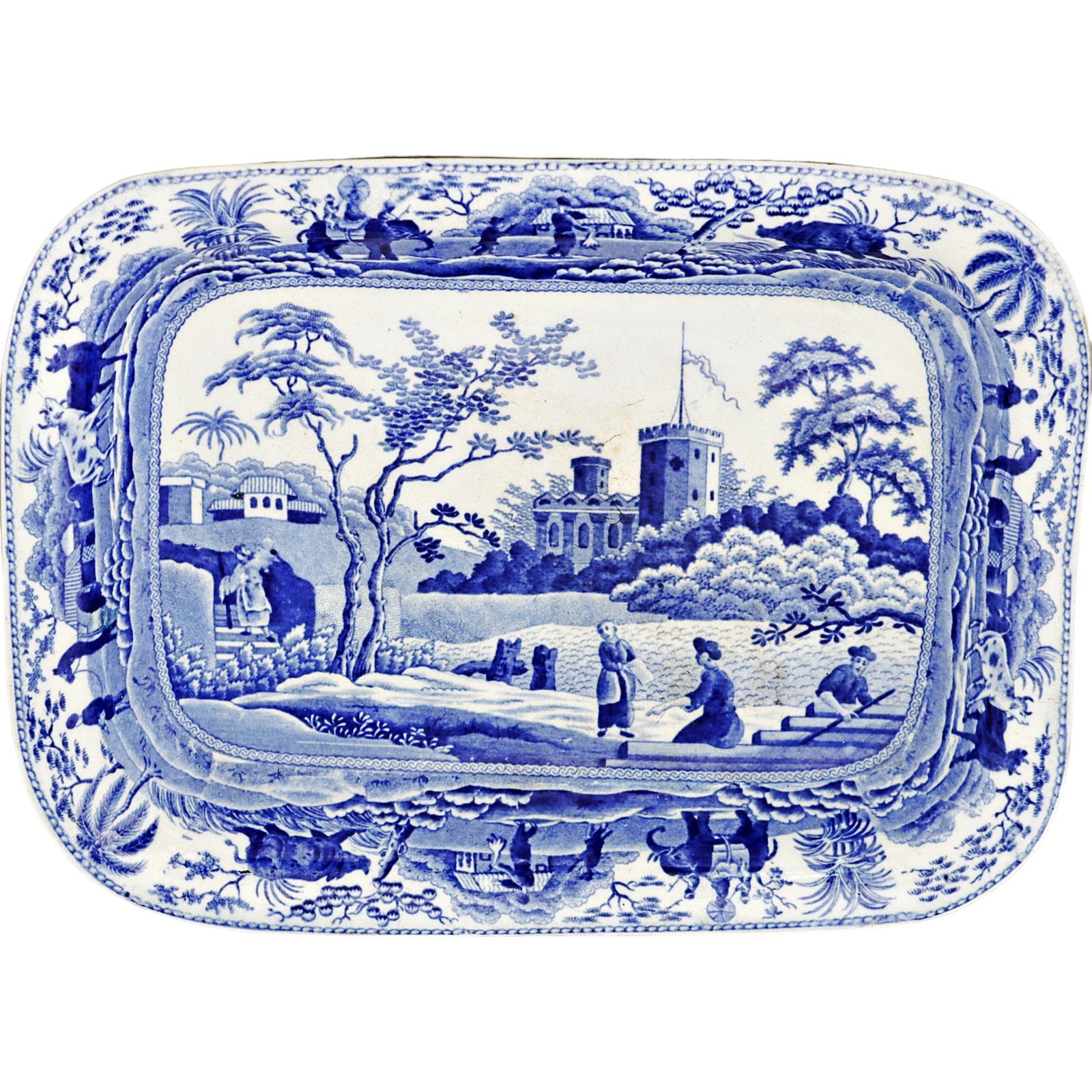 Spode Caramanian Series Blue & White Dish (1 of 5) Spode Caramanian Series Blue & White Dish (1 of 5)