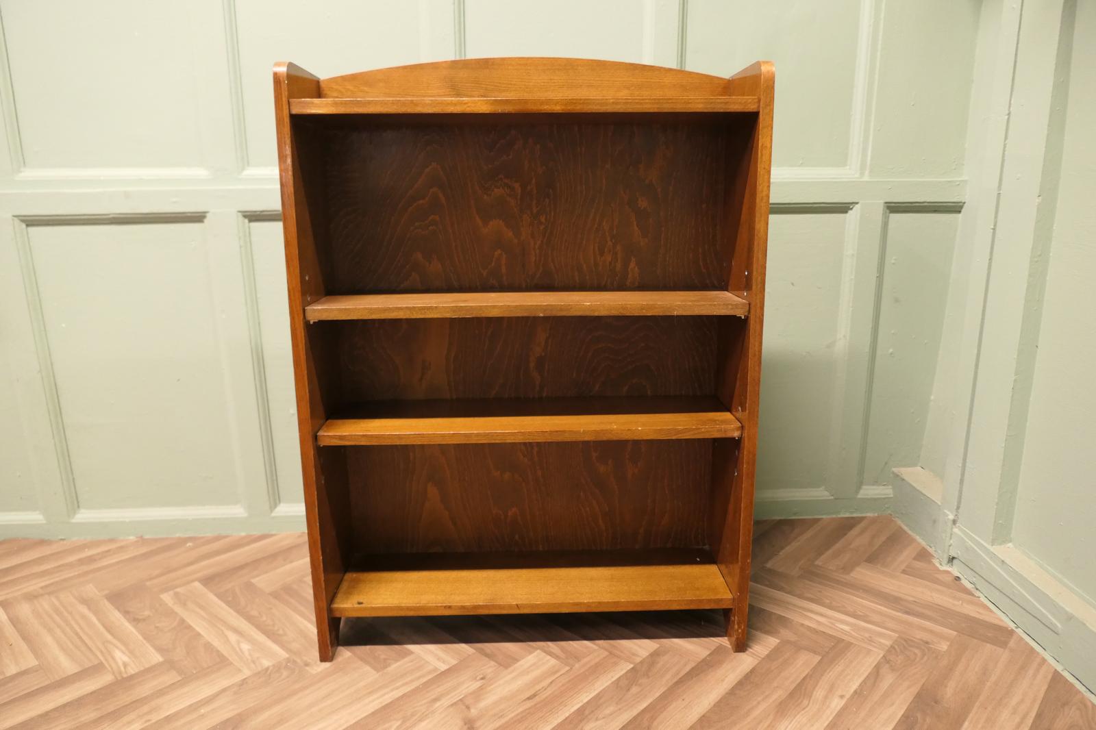 A Good Oak Open Bookcase (1 of 6)