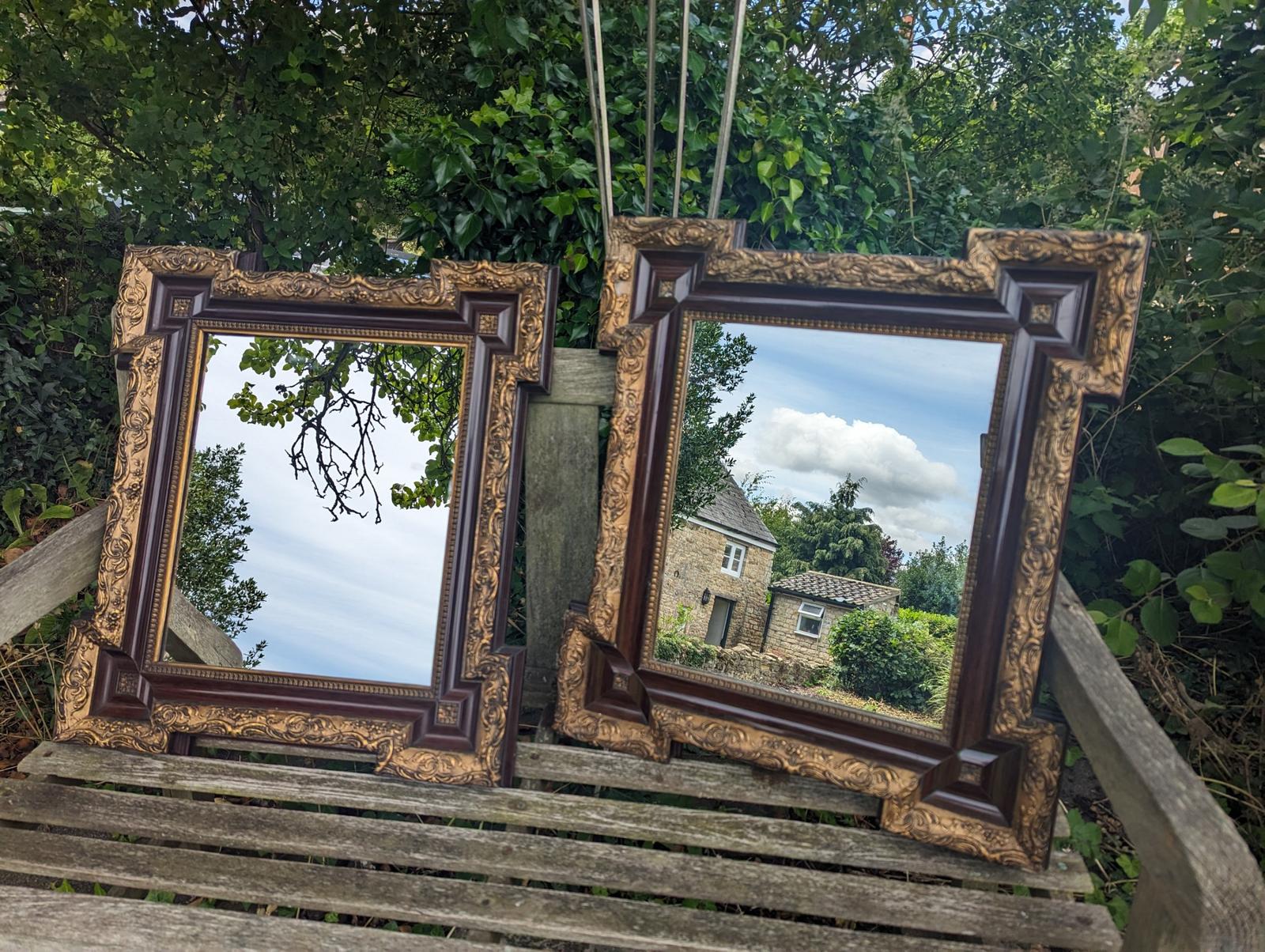 Superb Pair of Late 19th Century Decorative Mirrors (1 of 7)
