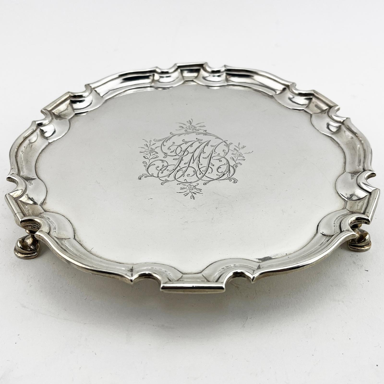 Robert Abercromby Georgian Sterling Silver Salver (1 of 8) Robert Abercromby Georgian Sterling Silver Salver (1 of 8)