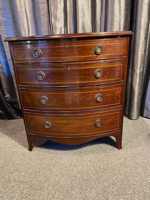 Bow Fronted Chest of Drawers (1 of 5)