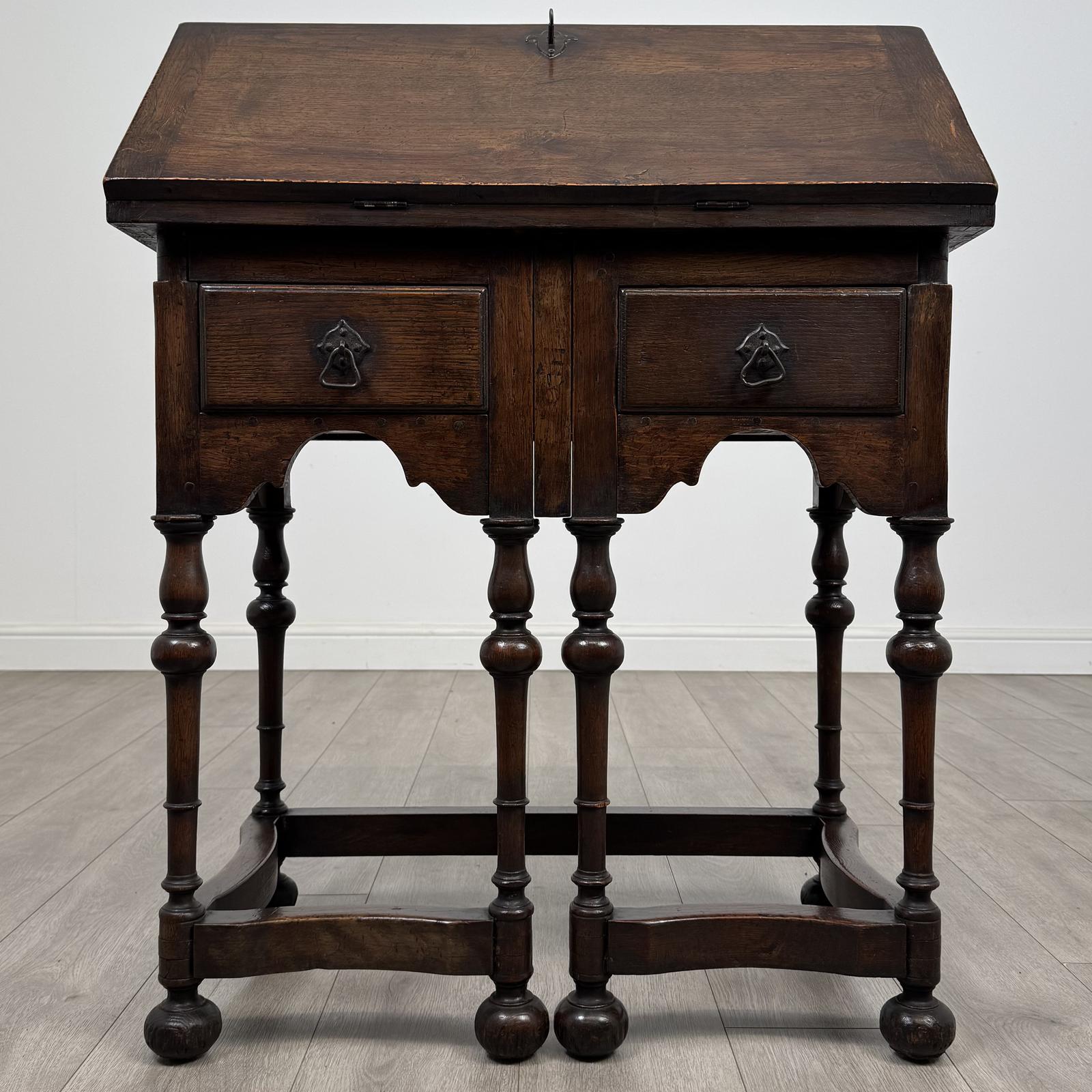 Antique 20th Century Unique Jacobean Style Bureau In Oak (1 of 13) Antique 20th Century Unique Jacobean Style Bureau In Oak (1 of 13)