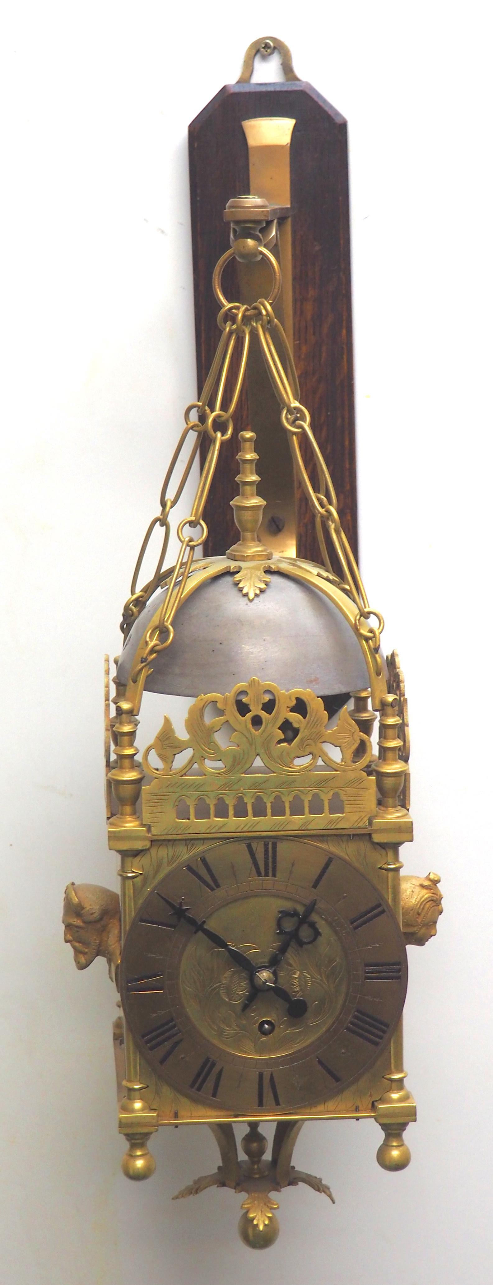 Amazing French Gothic Ormolu Lantern Clock Bronze 8 Day Wall Clock (1 of 10) Amazing French Gothic Ormolu Lantern Clock Bronze 8 Day Wall Clock (1 of 10)
