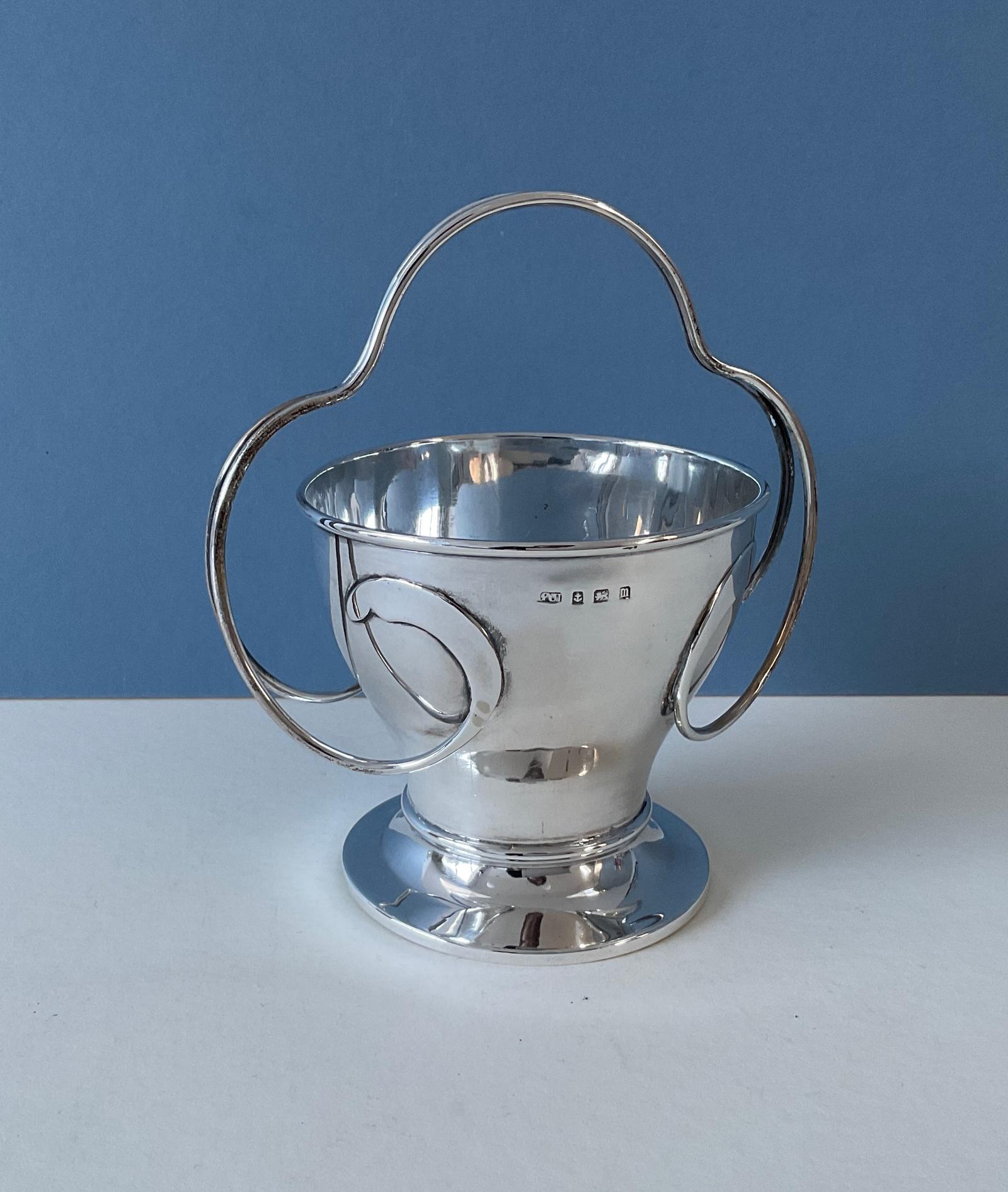 Antique Silver Art Nouveau Basket (1 of 7) Antique Silver Art Nouveau Basket (1 of 7)