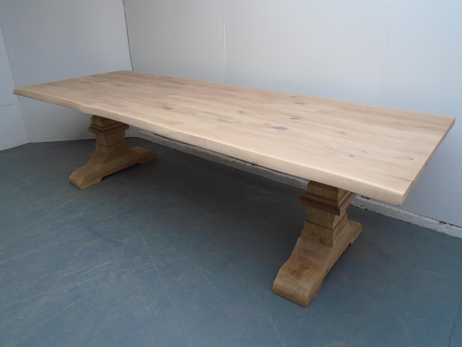 Massive Solid Oak Massive 280cm 10-12 Seater Dining Table to oil / wax / limewash (1 of 10)