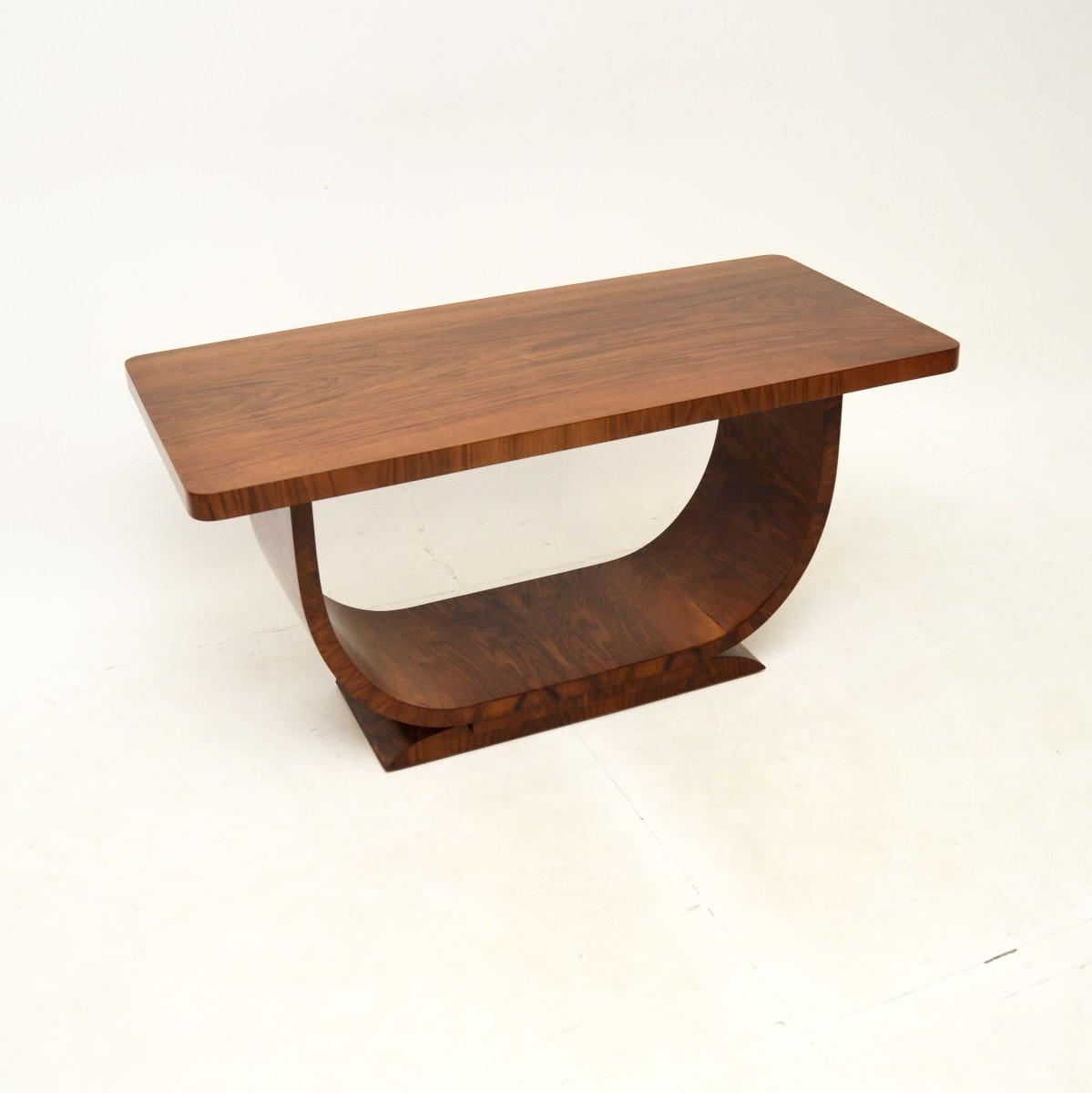 Art Deco Walnut Coffee Table (1 of 8)