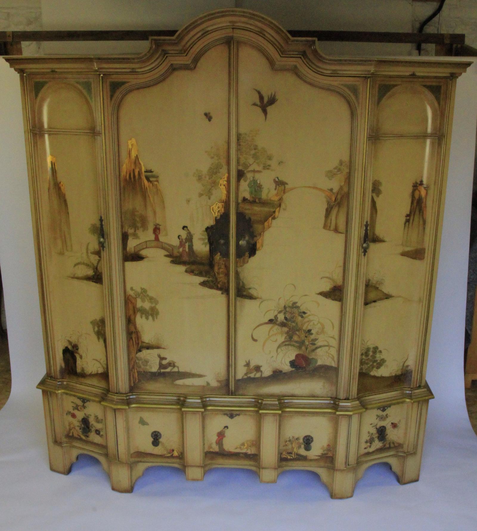 Fine Chinoiserie Decorated 8 Piece Bedroom Suite c.1900 (1 of 17)