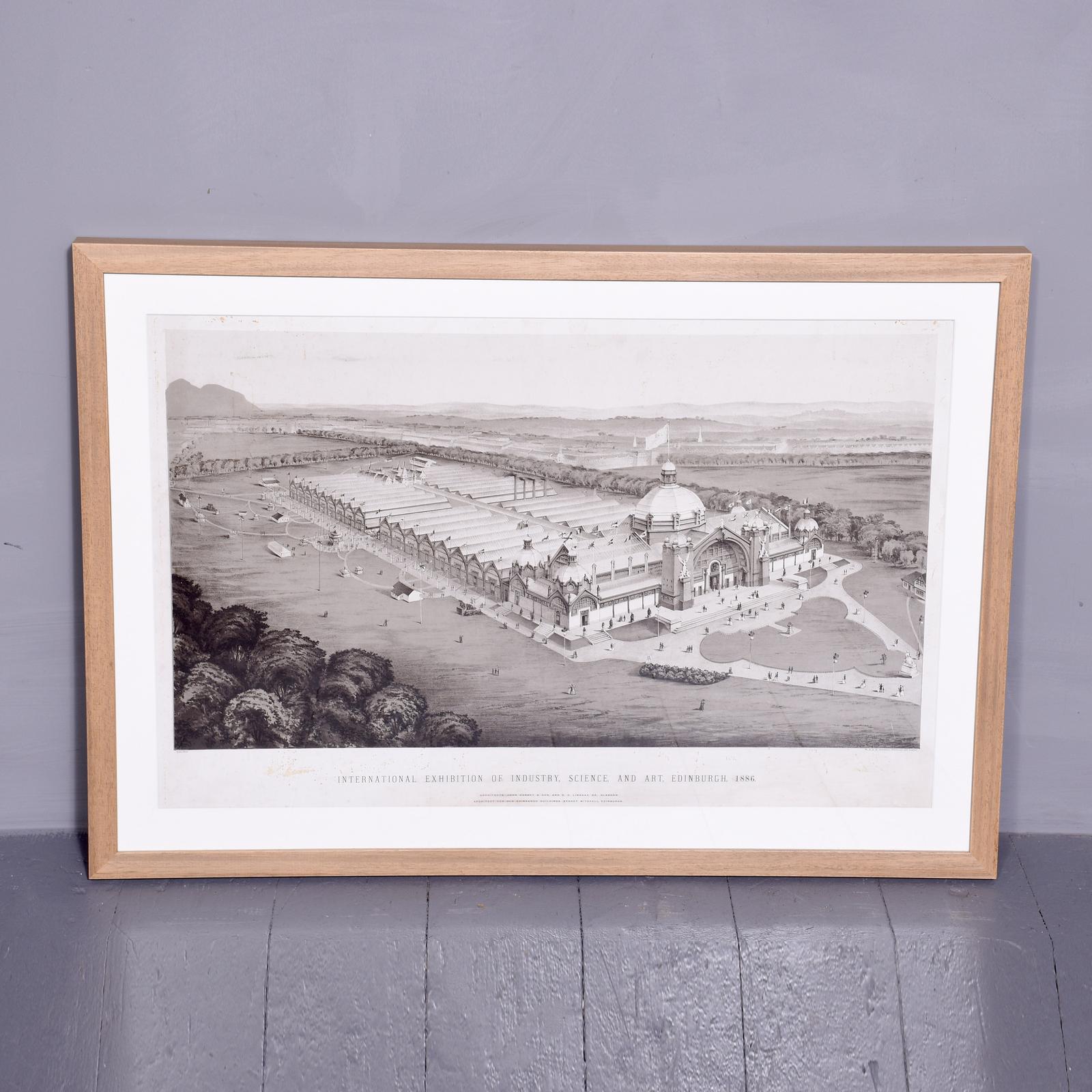 Framed International Exhibition Edinburgh 1886 (1 of 9)
