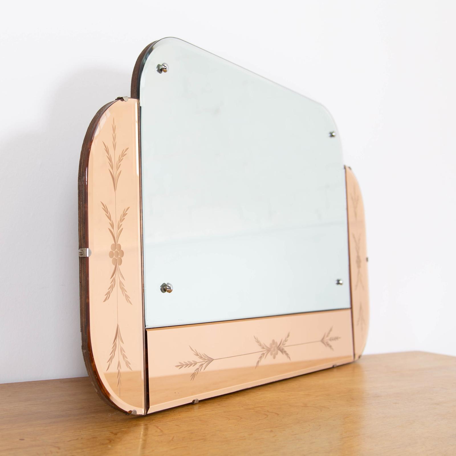 Attractive Art Deco Wall Mirror c.1930 (1 of 11)