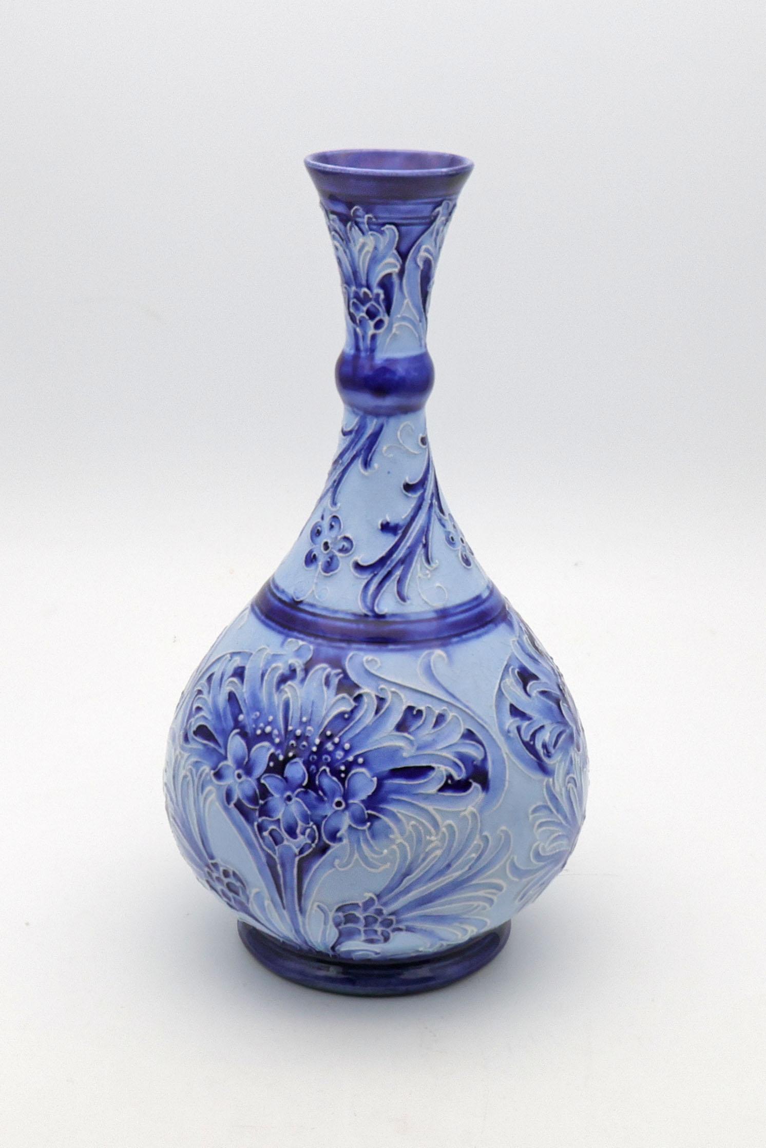 William Moorcroft Macintyre Florian Ware Vase (1 of 2) William Moorcroft Macintyre Florian Ware Vase (1 of 2)