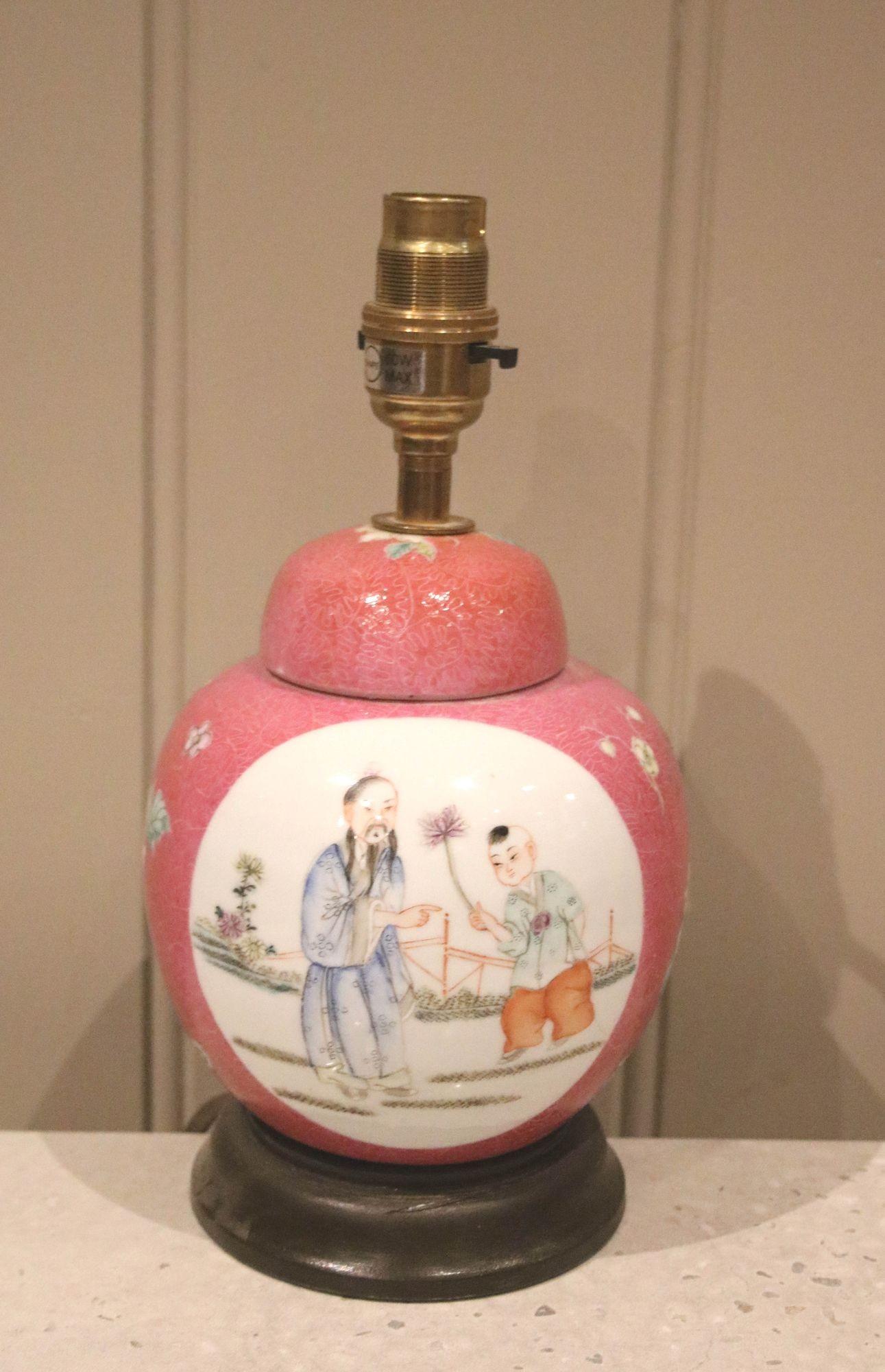 Chinese Temple Jar Table Lamp (1 of 6)