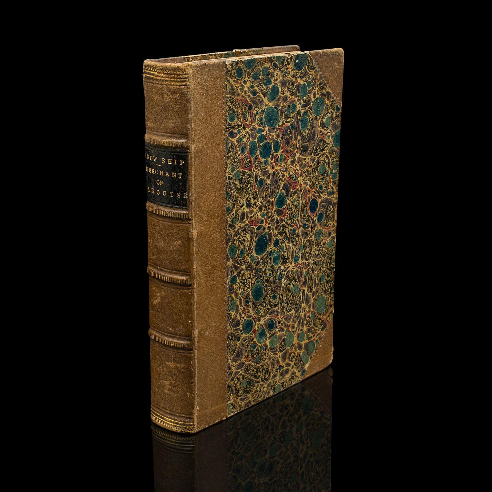 Antique Novel, The Snow Ship, Percy St John, English, Fiction - Victorian c.1880 (1 of 10)