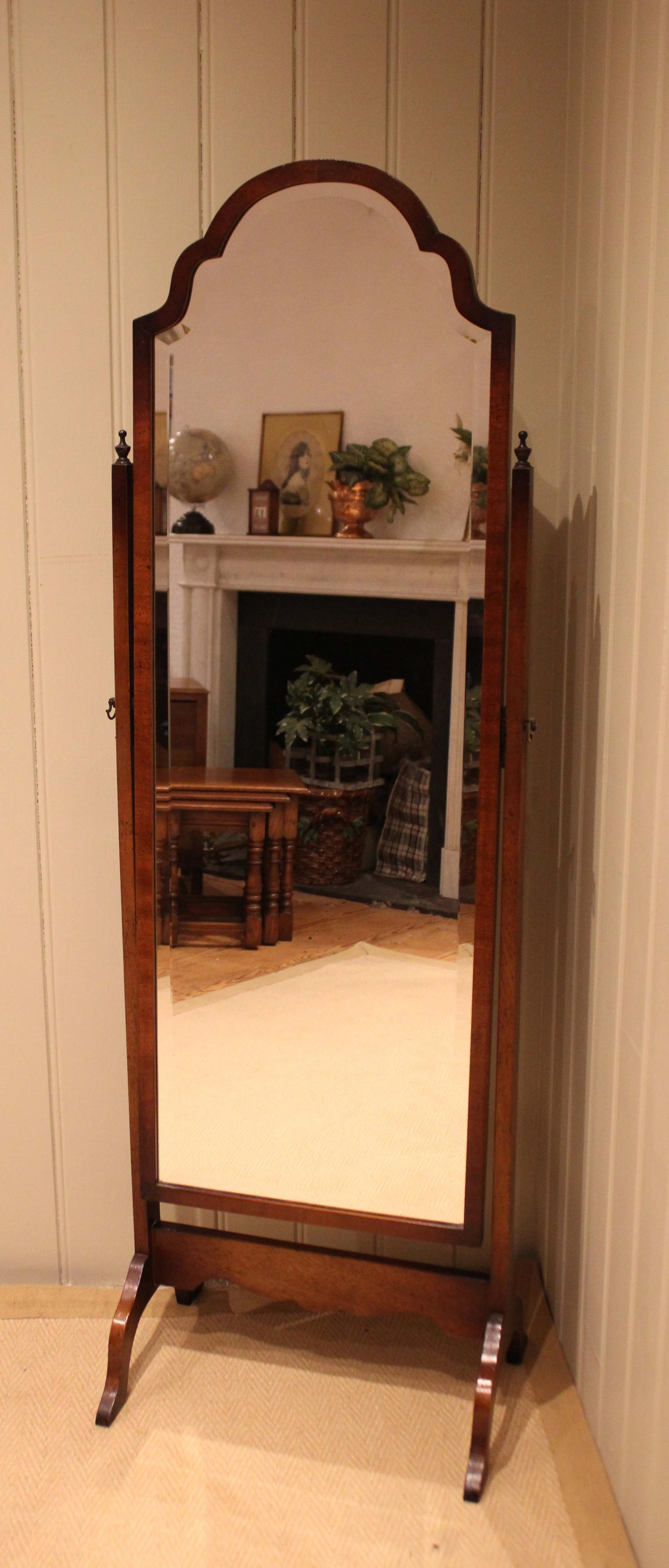 Mahogany Cheval Mirror (1 of 12) Mahogany Cheval Mirror (1 of 12)