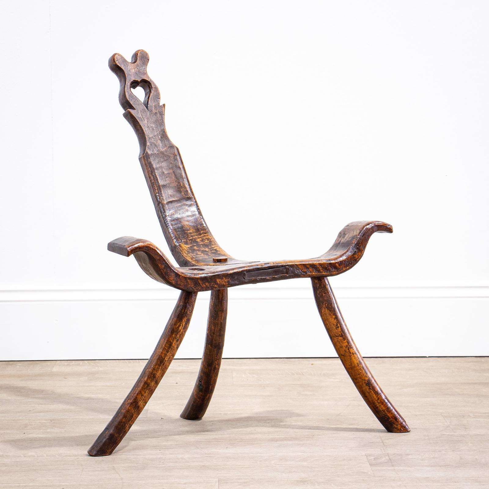 19th Century Oak Cockfighting Stool (1 of 9) 19th Century Oak Cockfighting Stool (1 of 9)