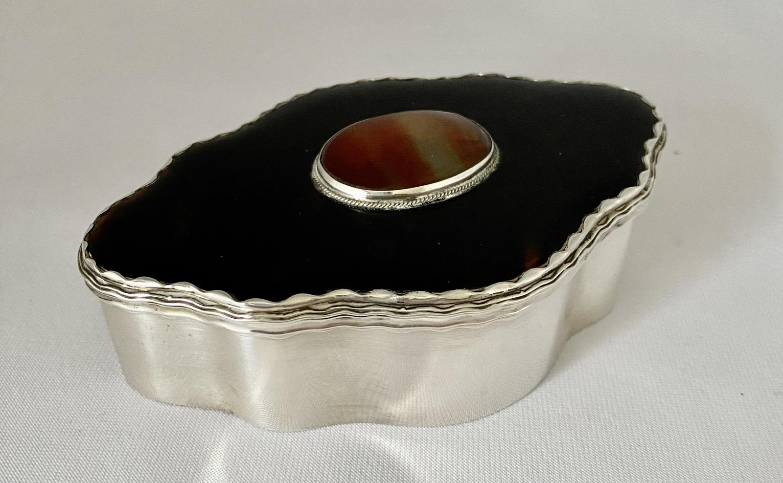 Edwardian Silver Mounted Jewel Box - London 1906 (1 of 10)