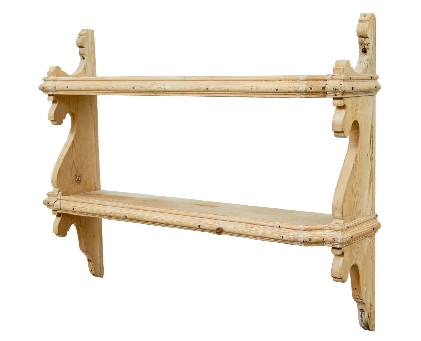 Mid 19th Century Scandinavian Pine Wall Shelves (1 of 7) Mid 19th Century Scandinavian Pine Wall Shelves (1 of 7)