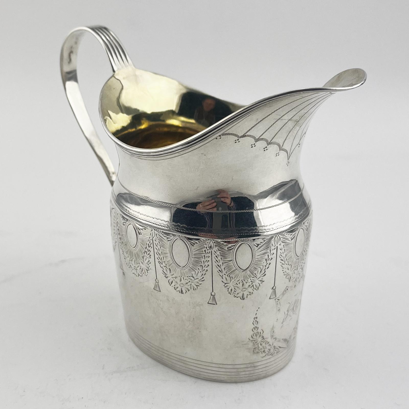 Beautiful George III Sterling Silver Cream Jug (1 of 7)