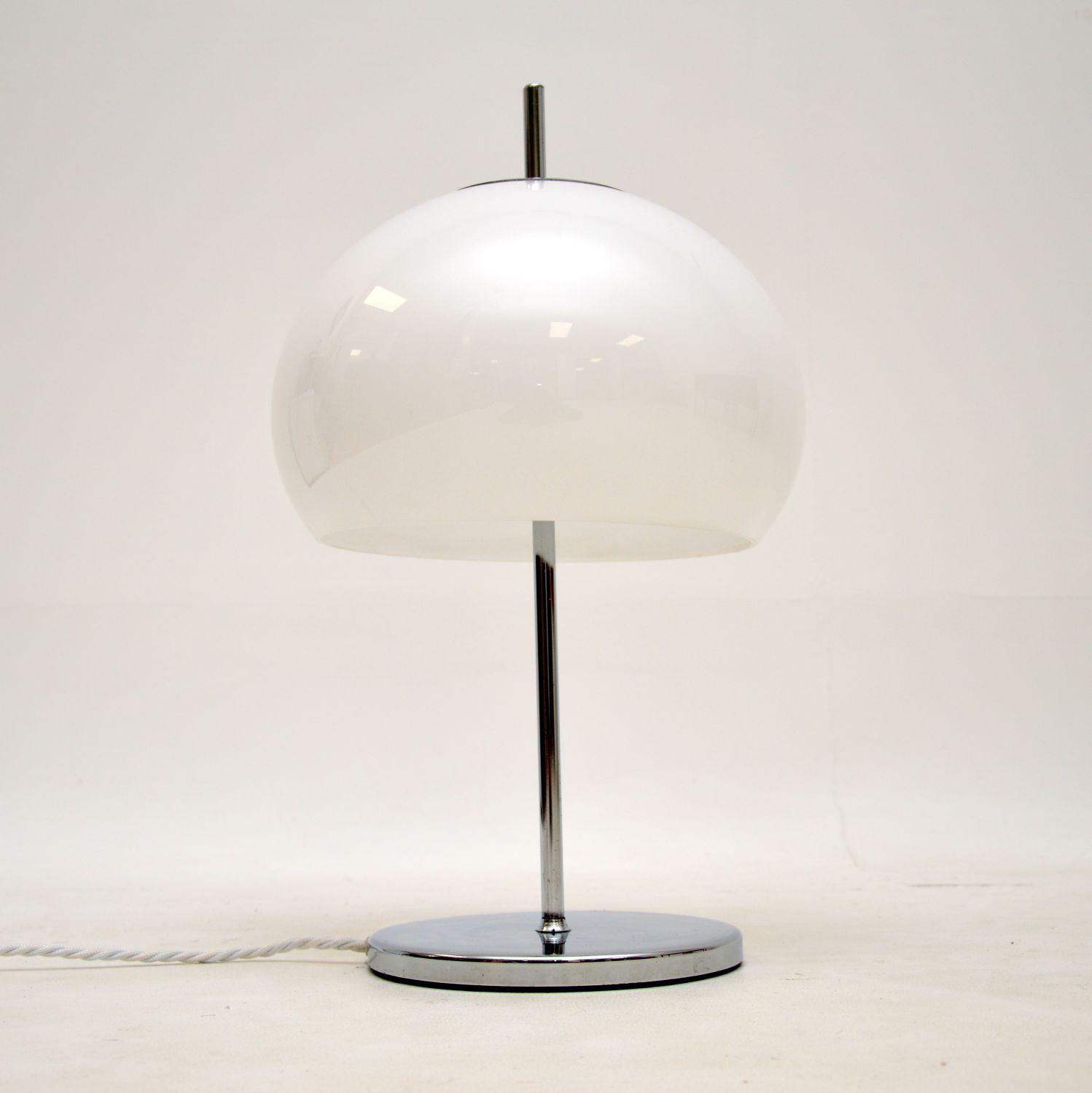 Vintage Italian Harvey Guzzini Chrome Table Lamp (1 of 8) Vintage Italian Harvey Guzzini Chrome Table Lamp (1 of 8)