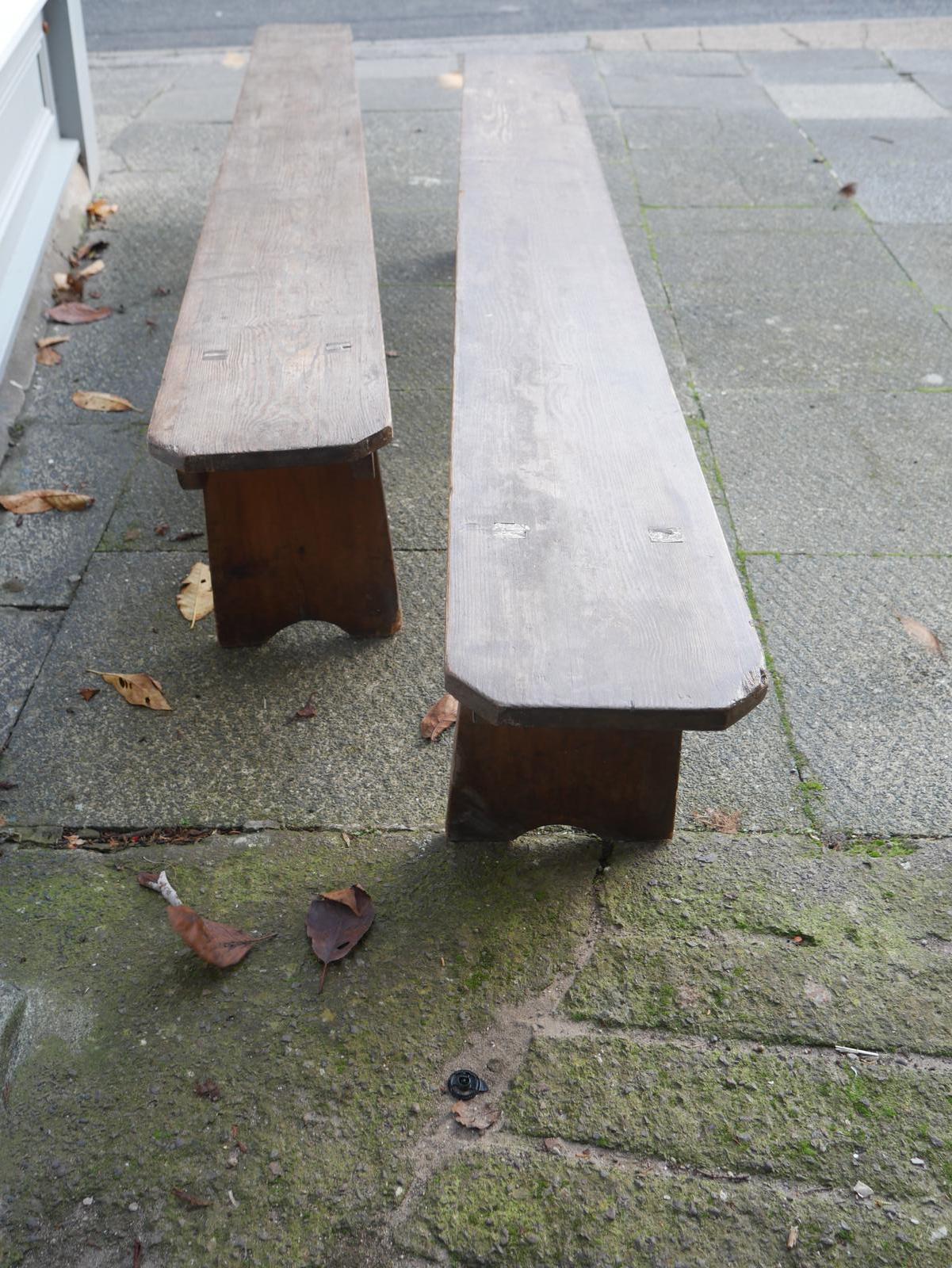 Long Pair of Pine Benches (1 of 9)