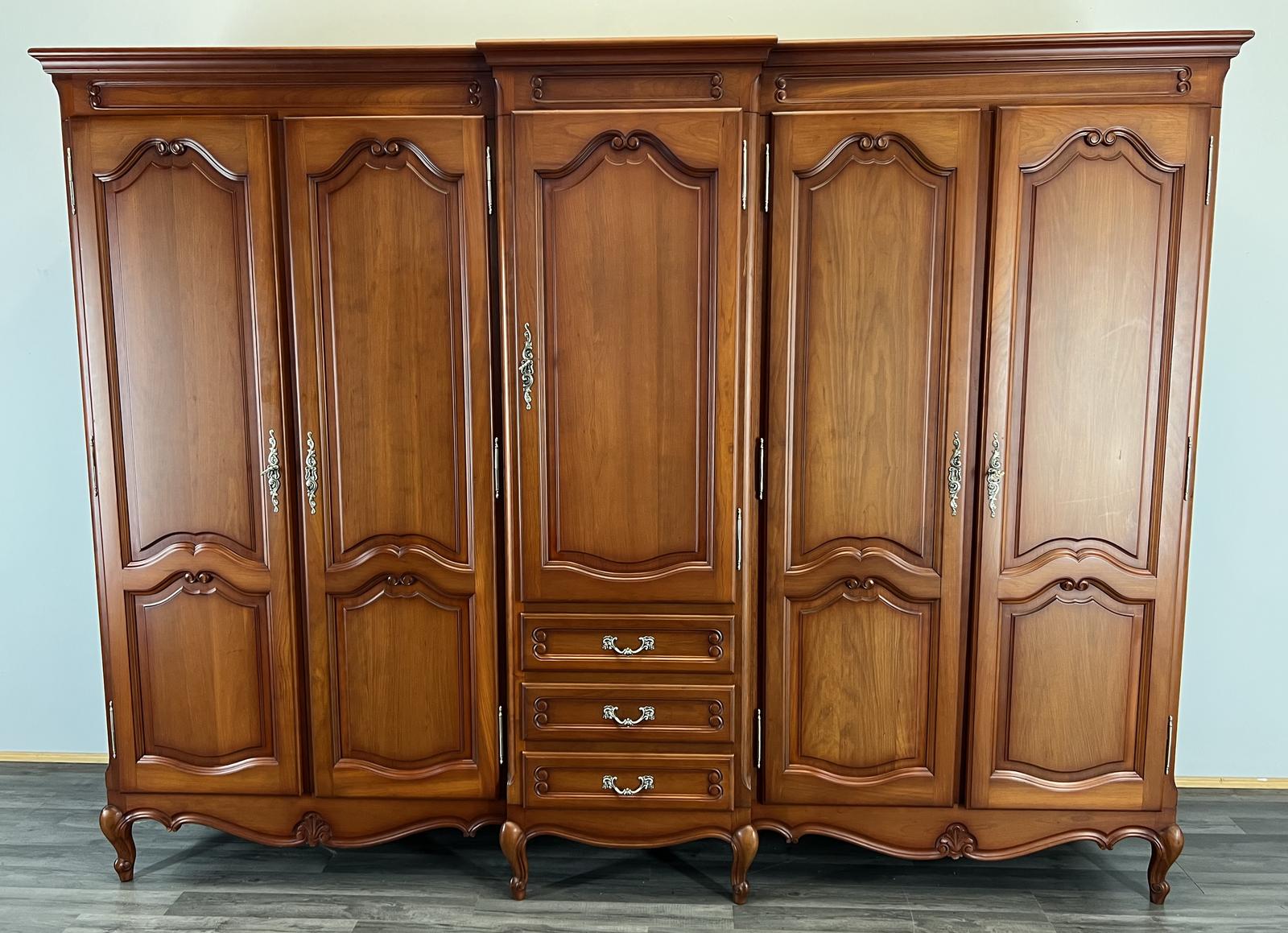 Wardrobe French Vintage 5 Door Armoire Retro Closet (1 of 11) Wardrobe French Vintage 5 Door Armoire Retro Closet (1 of 11)