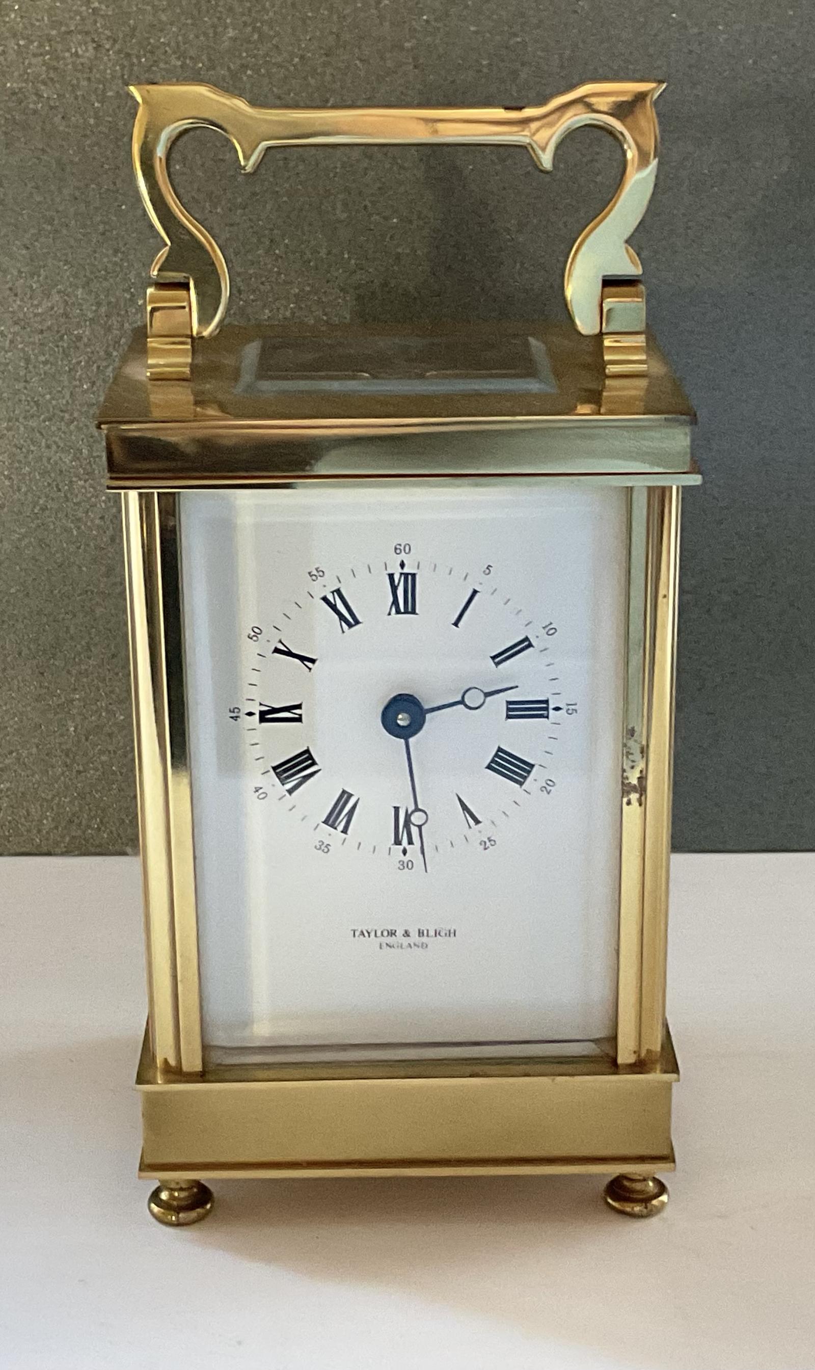 English 8 Day Timepiece Carriage Clock (1 of 1) English 8 Day Timepiece Carriage Clock (1 of 1)
